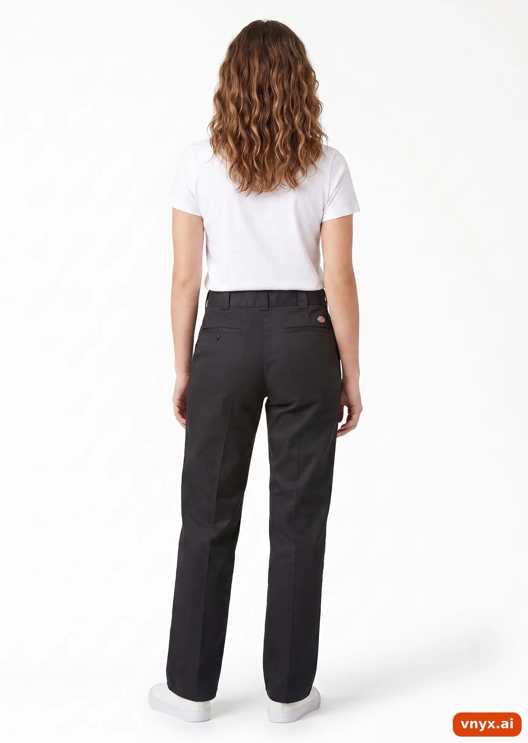 Second Life - Vintage Dickies Jet Black Trousers Women 29 29 4/5