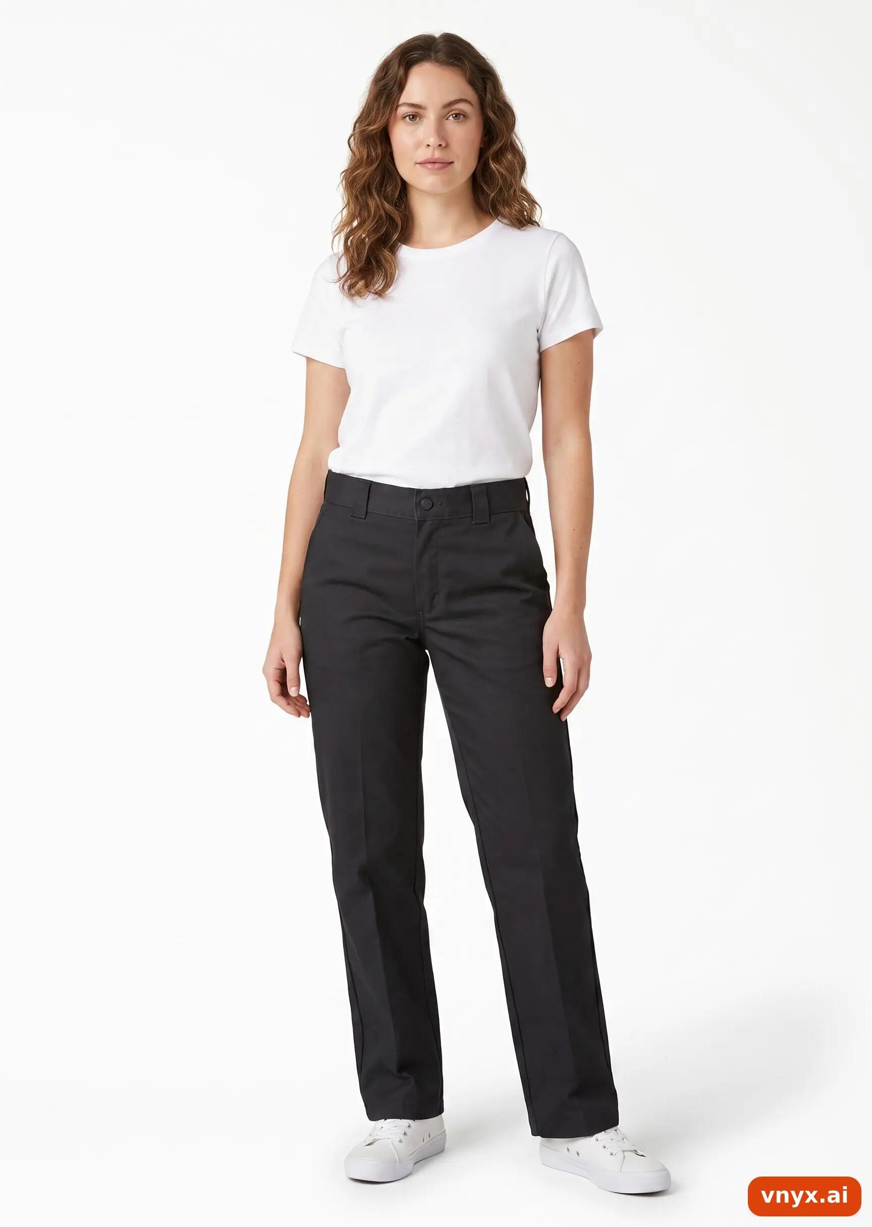 Second Life - Vintage Dickies Jet Black Trousers Women 29 29 3/5