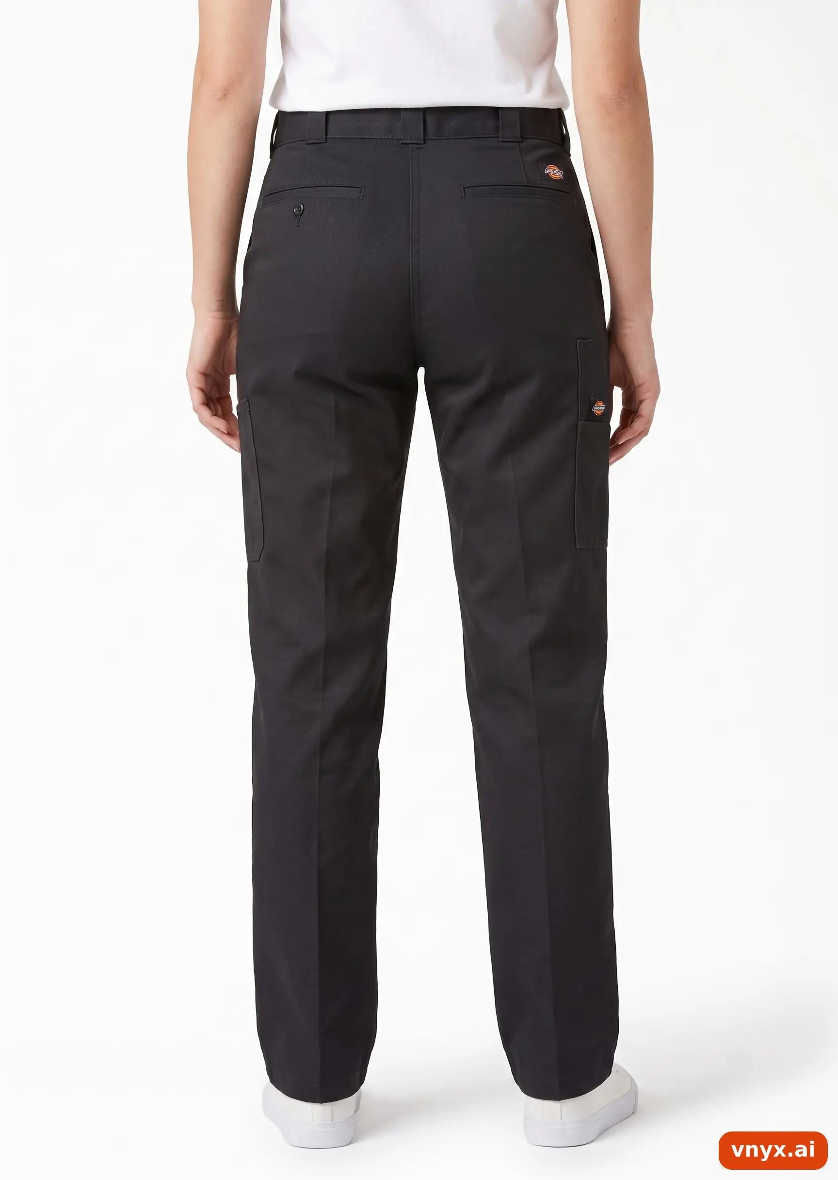 Second Life - Vintage Dickies Jet Black Trousers Women 29 29 2/5