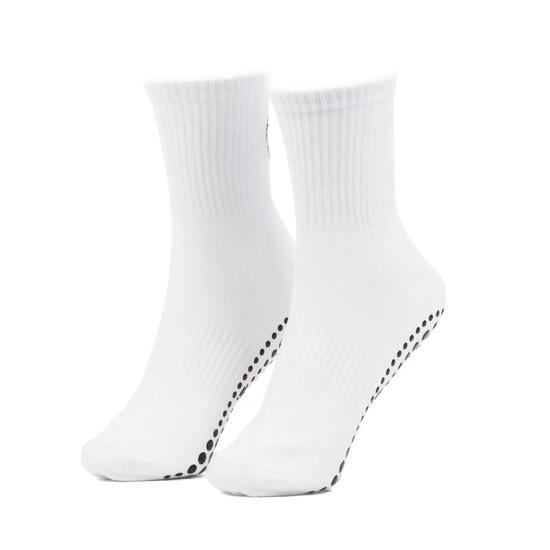 Chaussettes de Pilates bodhi PEACE blanc/noir | taille S (EU 36-38,5)