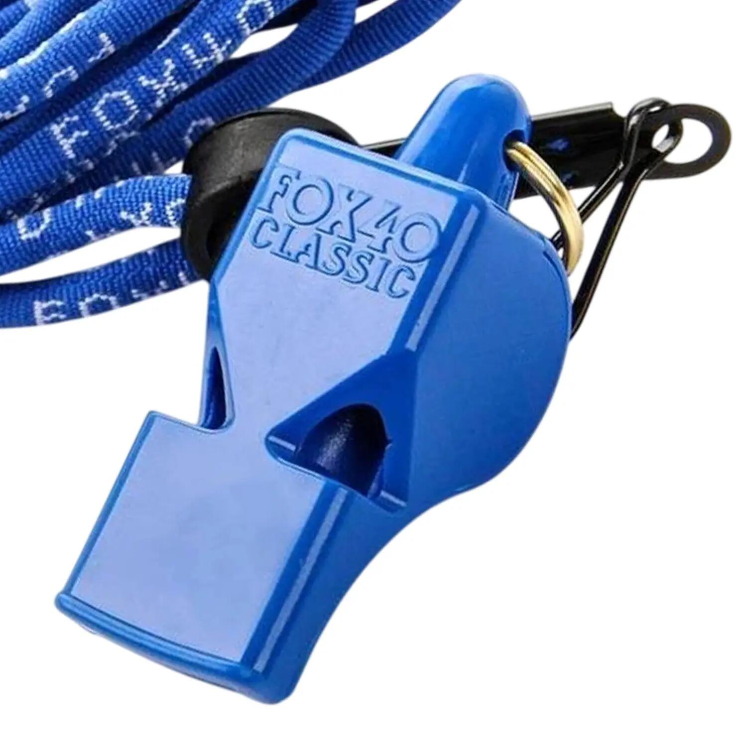 Silbato de Seguridad Classic Diseño Logotipo de Plástico Azul 2/2