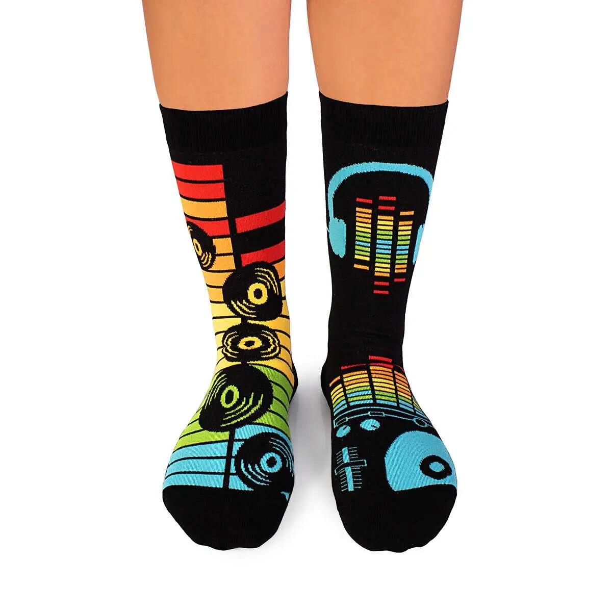 Arty Socks Disco organikus pamut zokni Fekete 2/6
