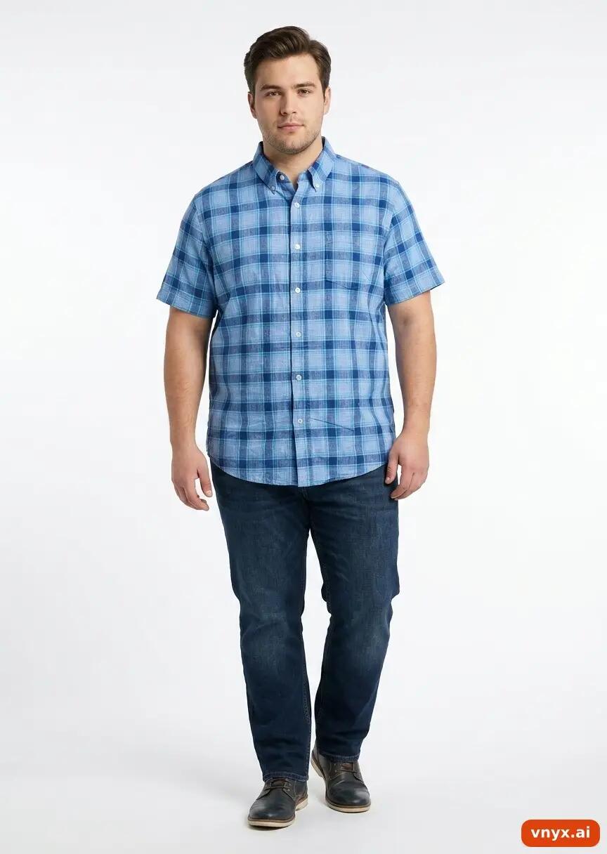 Second Life - Vintage Lee Blue Casual Shirts Men L 2/5