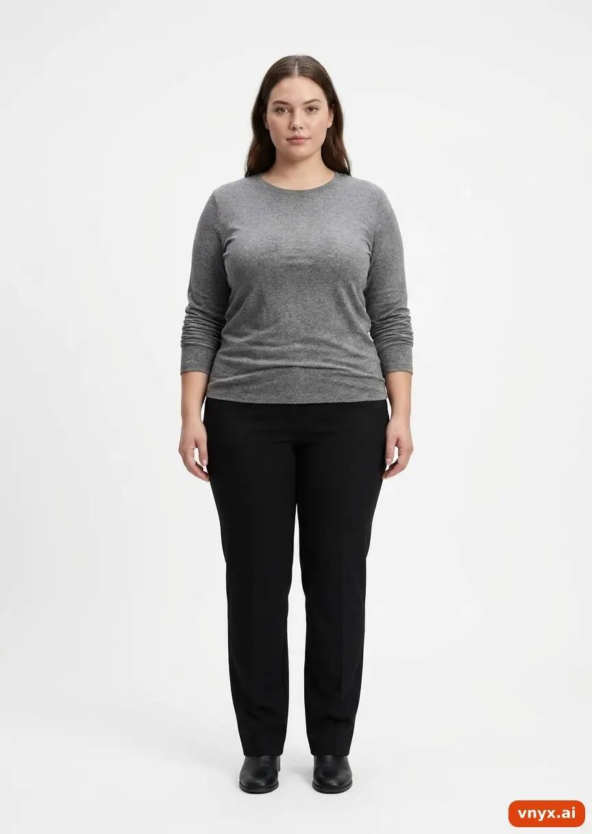 Second Life - Vintage GAP Grey Long-Sleeved Tops Women L 2/5