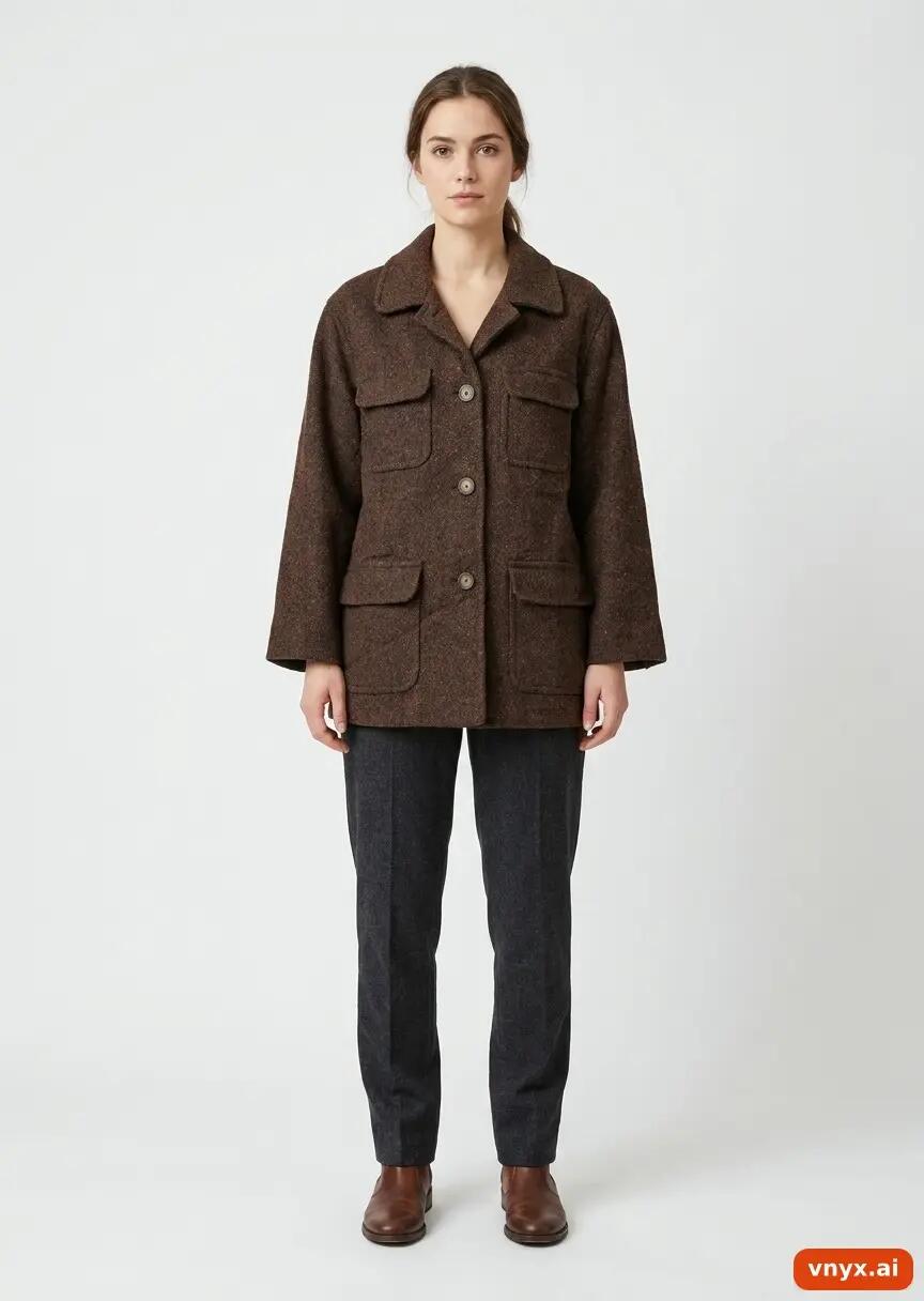 Second Life - Vintage Eddie Bauer Brown Winter Coats Women M 2/5