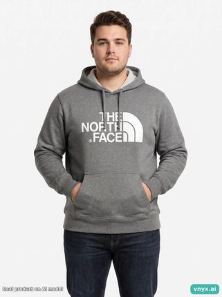 Second Life - Vintage The North Face Grey Hoodies Men L