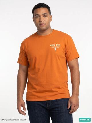 Second Life - Vintage Gildan Orange T-Shirts Men L