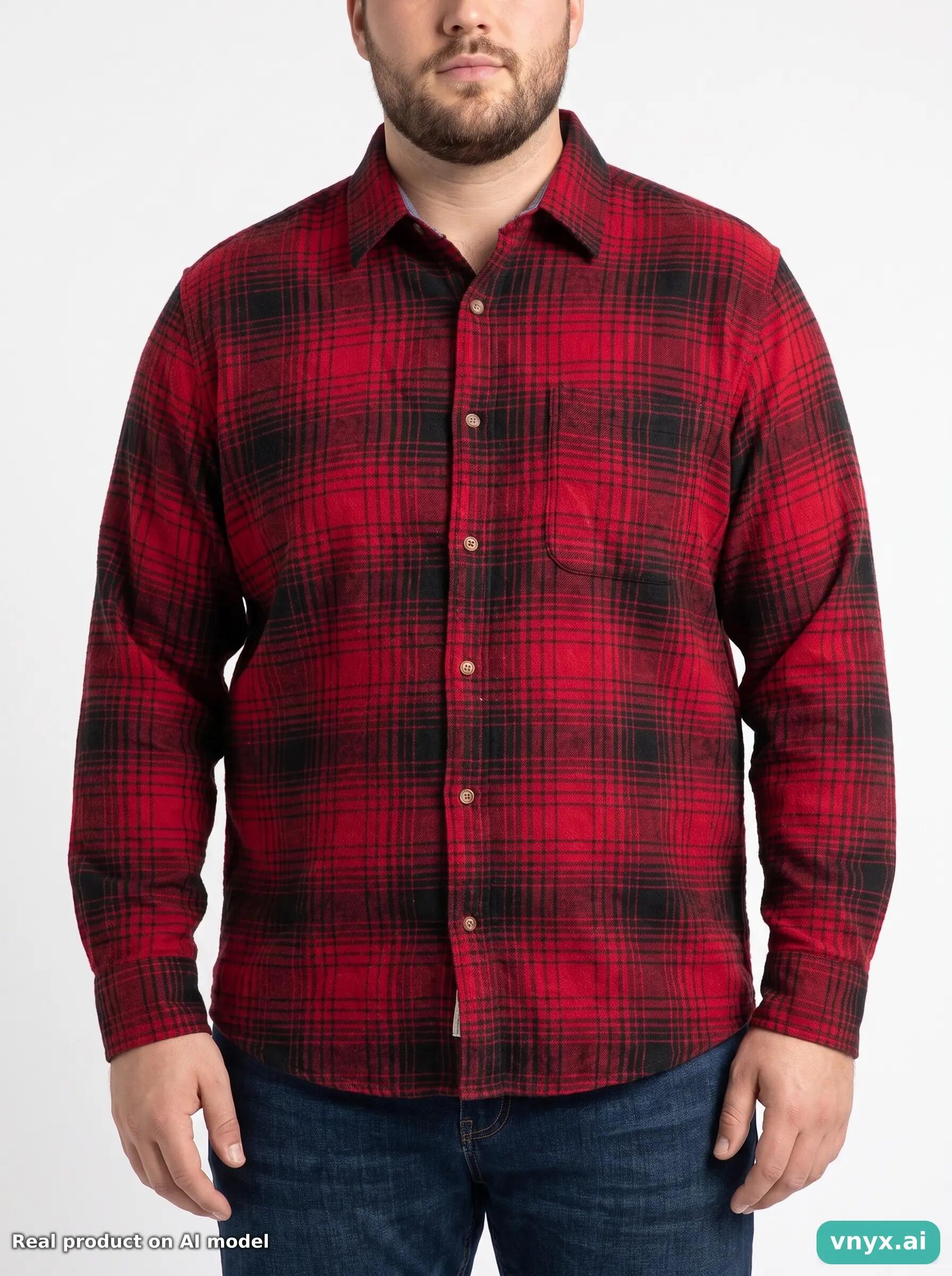 Second Life - Vintage Lee Red Casual Shirts Men L 5/5