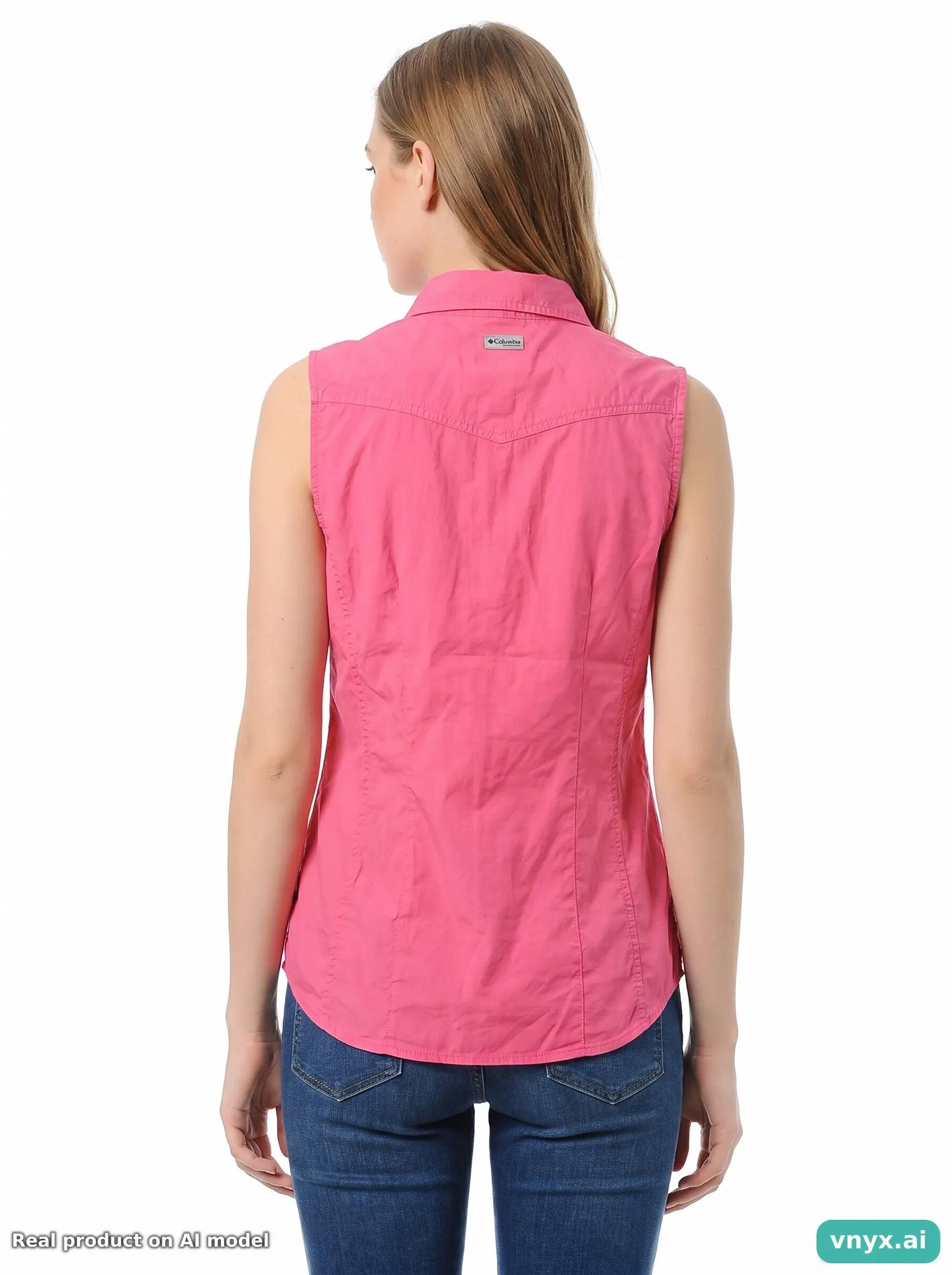 Second Life - Vintage Columbia Sportswear Pink Shirt Blouses Women S 4/5