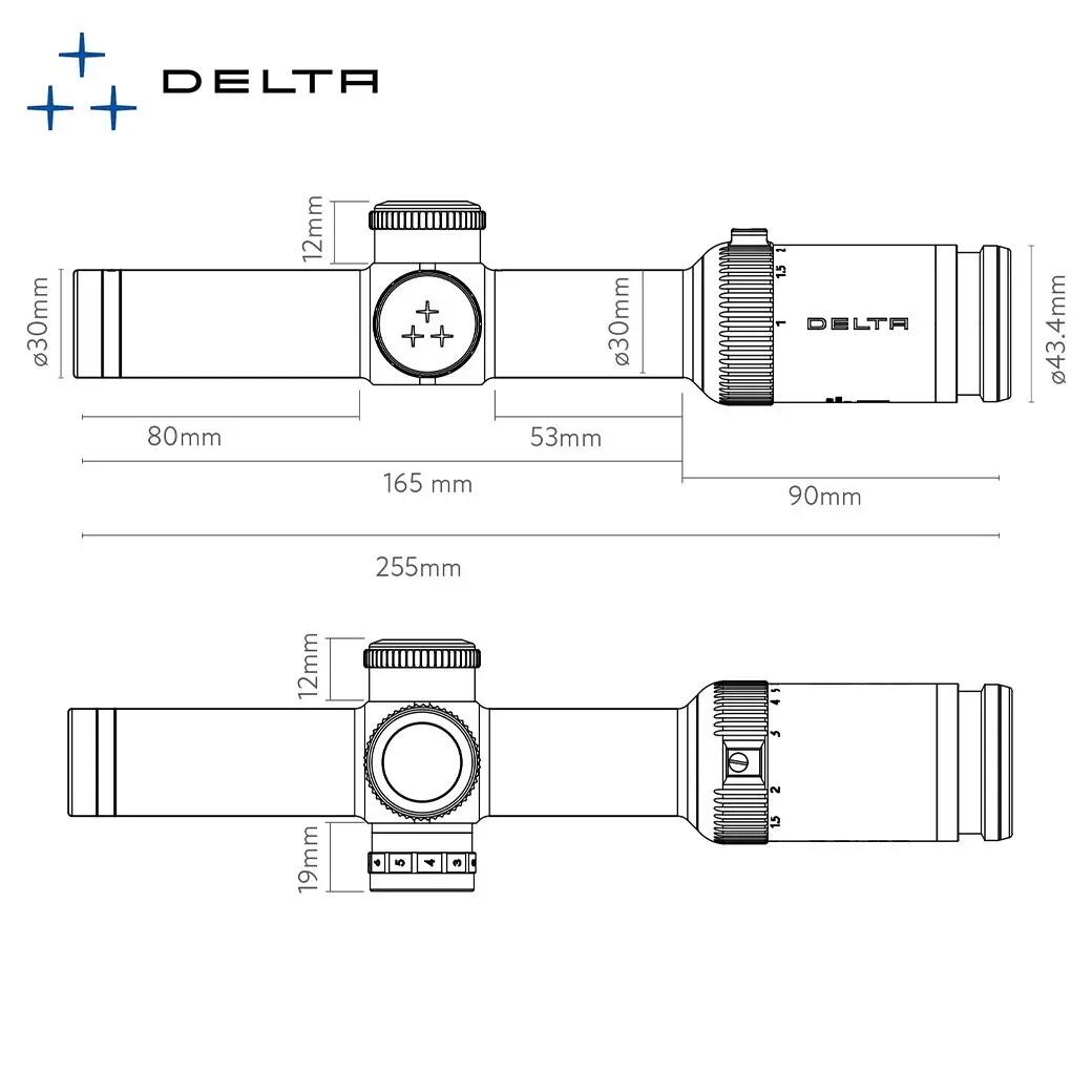 Ottica Delta Optical Titanium HD 1-6x24 SFP IR (4A S MOA) 5/5