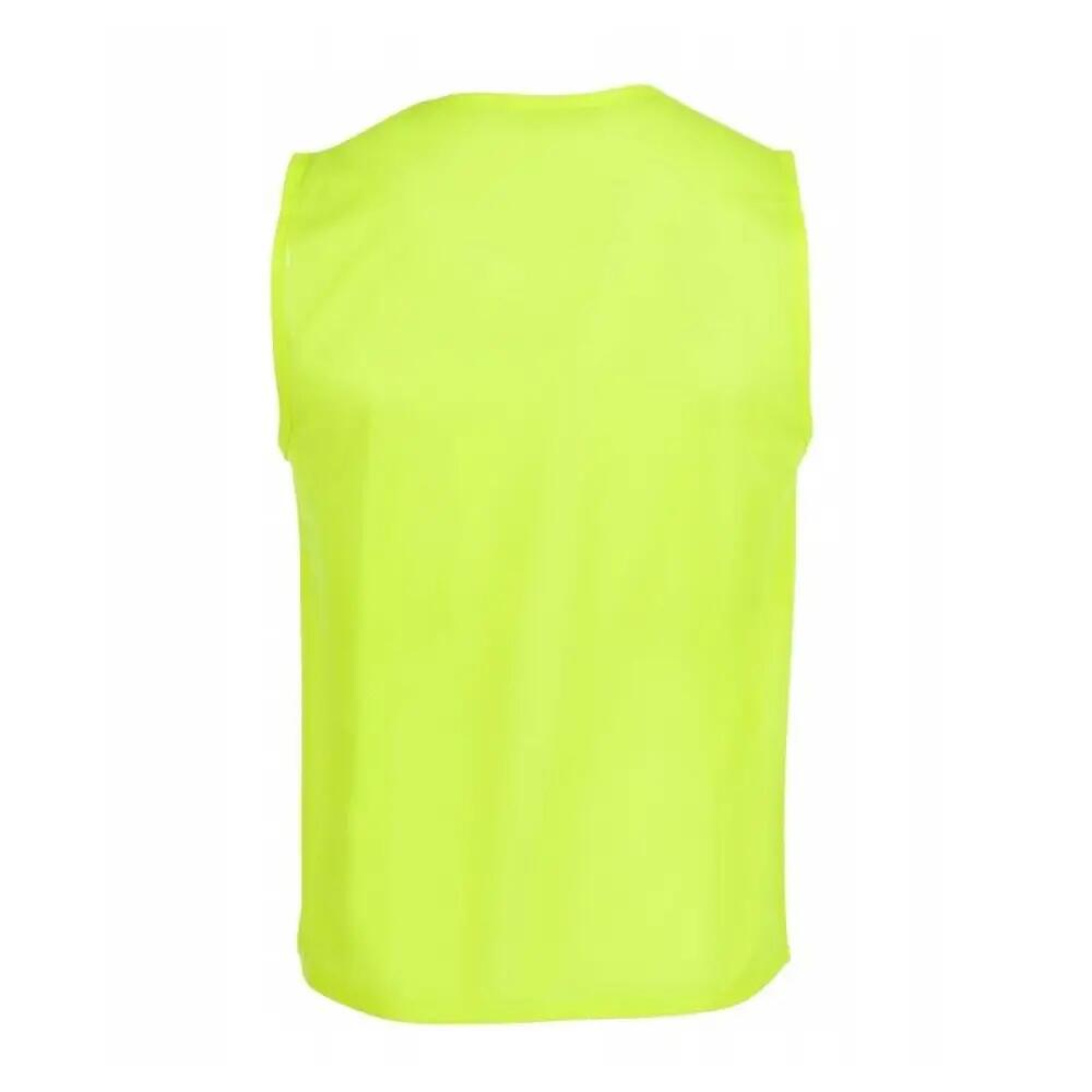 Peto de Entrenamiento Diseño Logotipo Sin Mangas para Adultos Unisex Amarillo XL 2/3