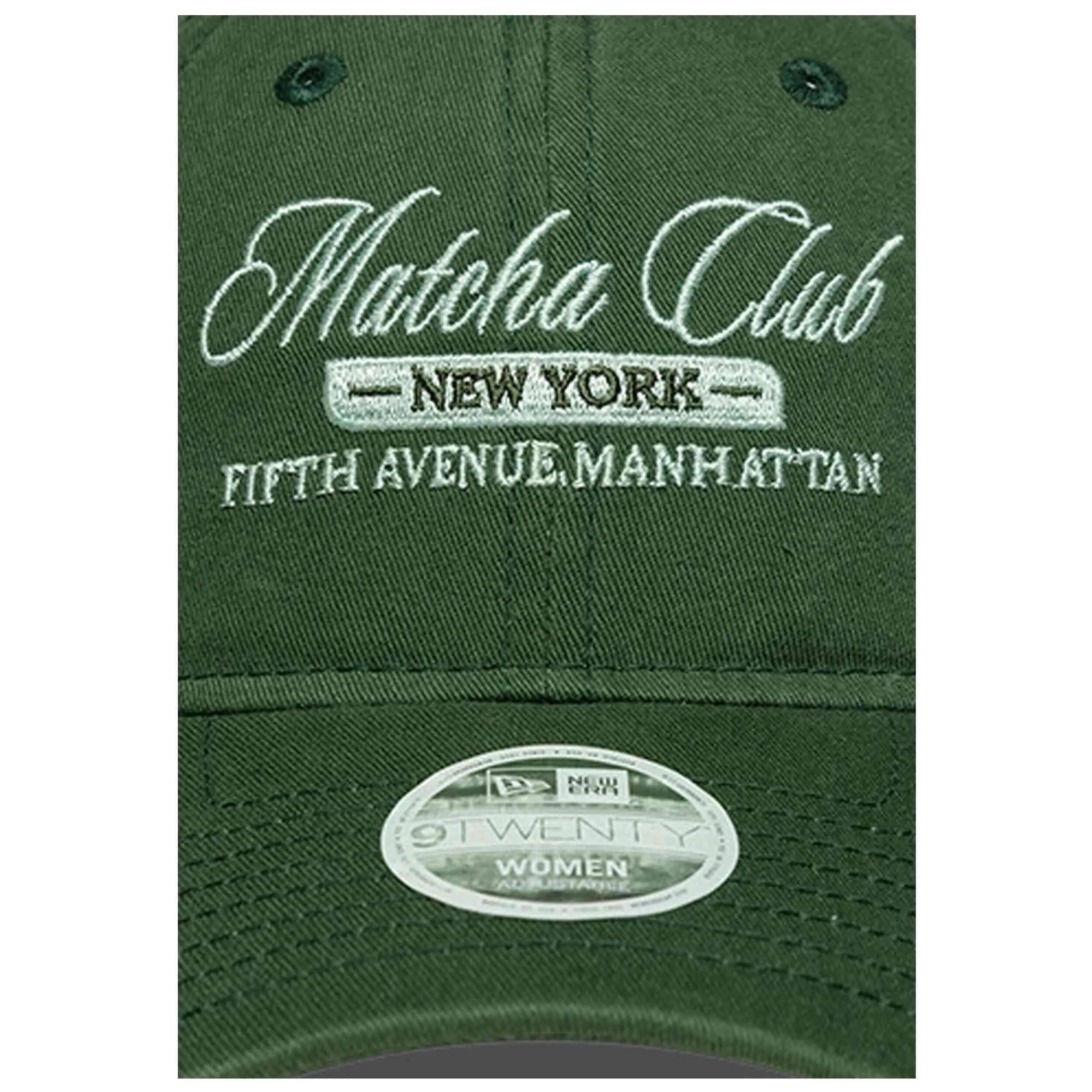 Kappe New Era Modell Cafe Slogan 9TWENTY "DARK GREEN" für frauen 4/4