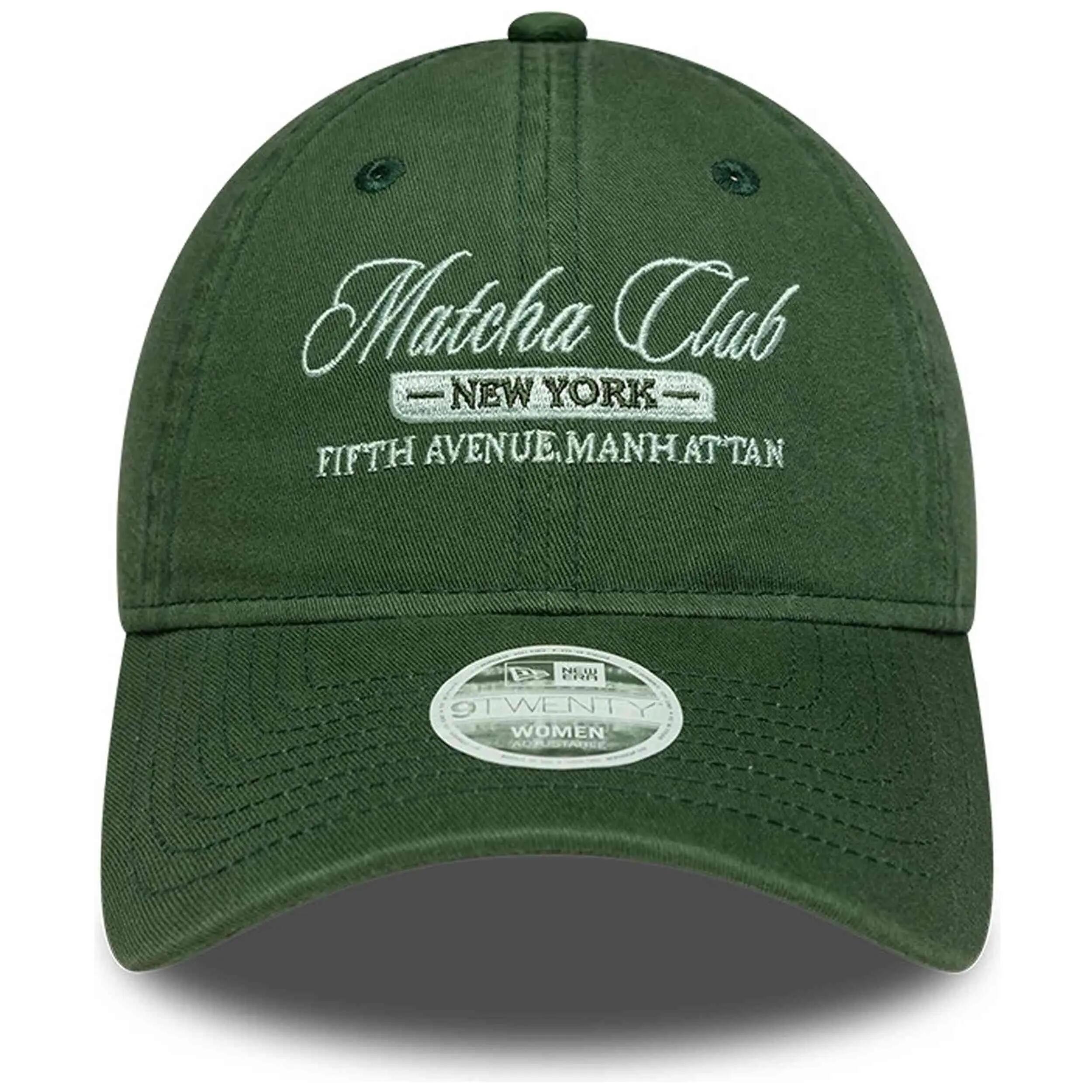 Kappe New Era Modell Cafe Slogan 9TWENTY "DARK GREEN" für frauen 2/4