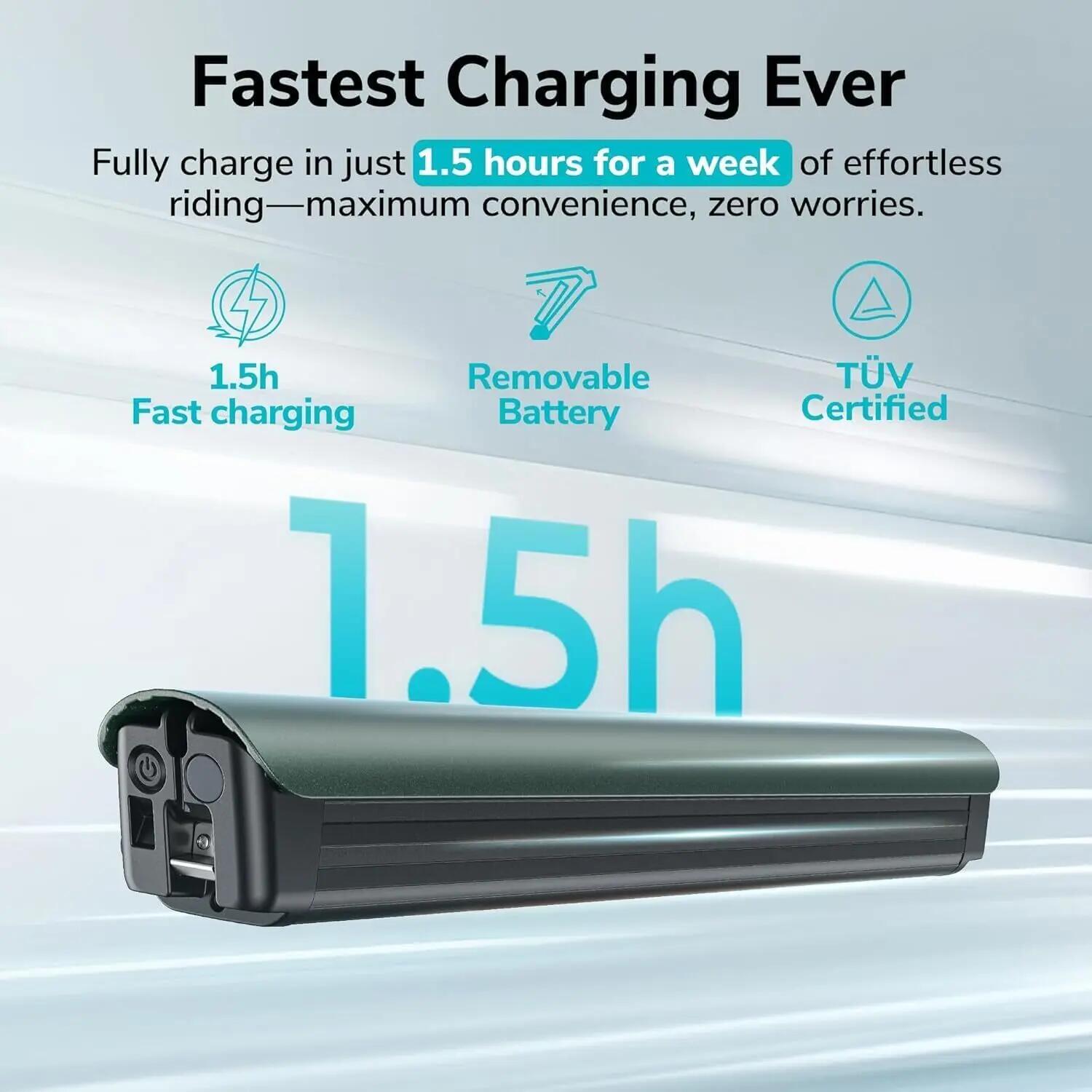 ENGWE N1 PRO Lichtgewicht carbon stedelijke e-bike met middenmotor 5/6