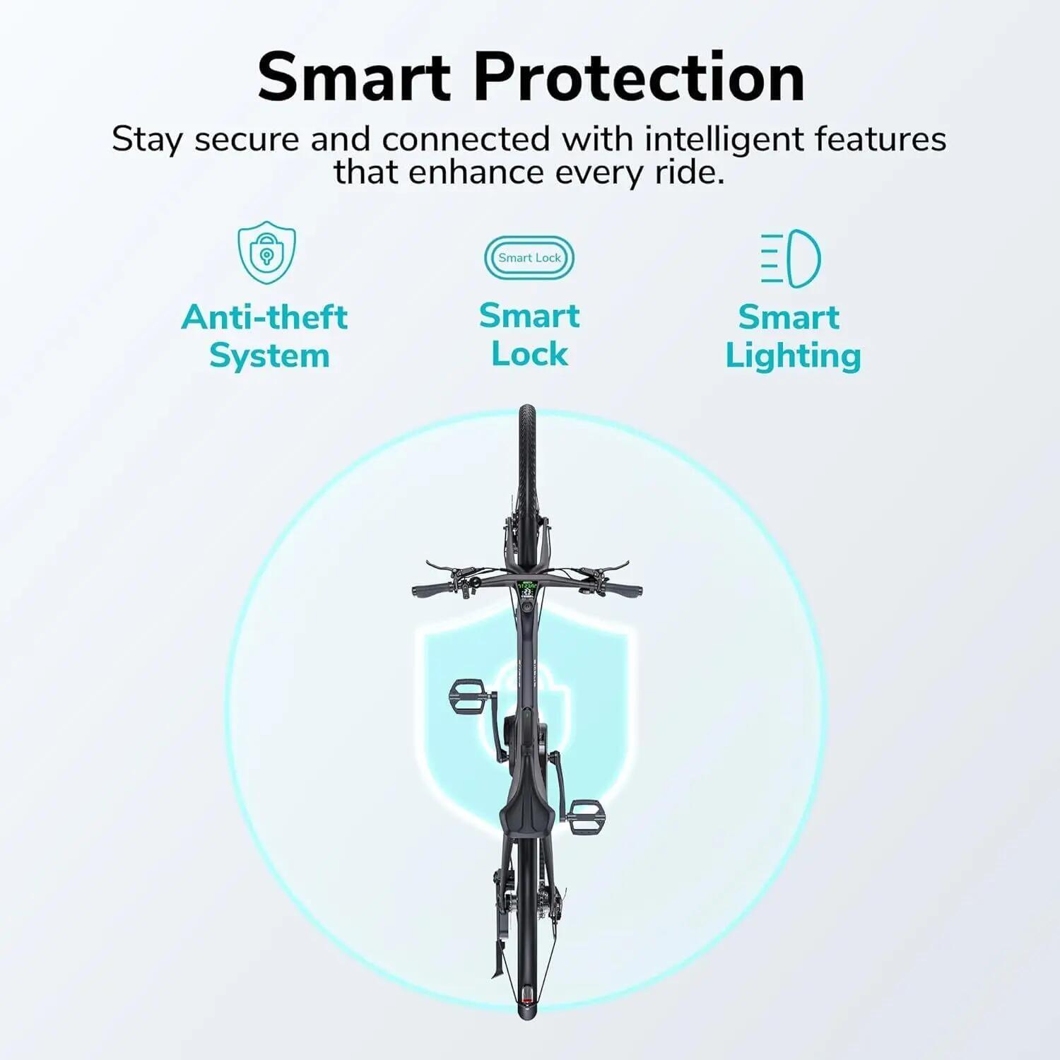 ENGWE N1 PRO Lichtgewicht carbon stedelijke e-bike met middenmotor 4/6