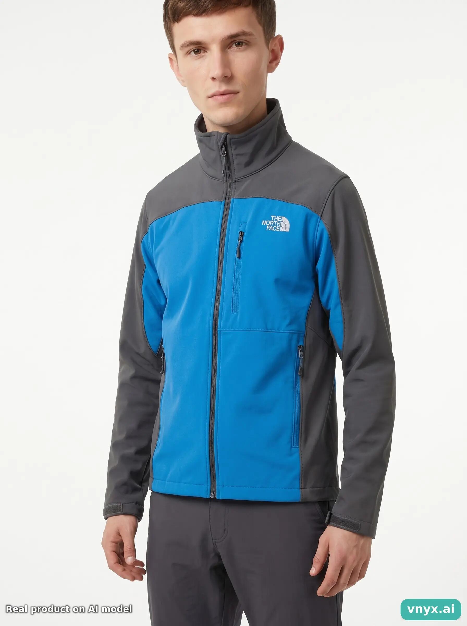 Second Life - Vintage The North Face Blue Outdoor Jacket Men S 5/5