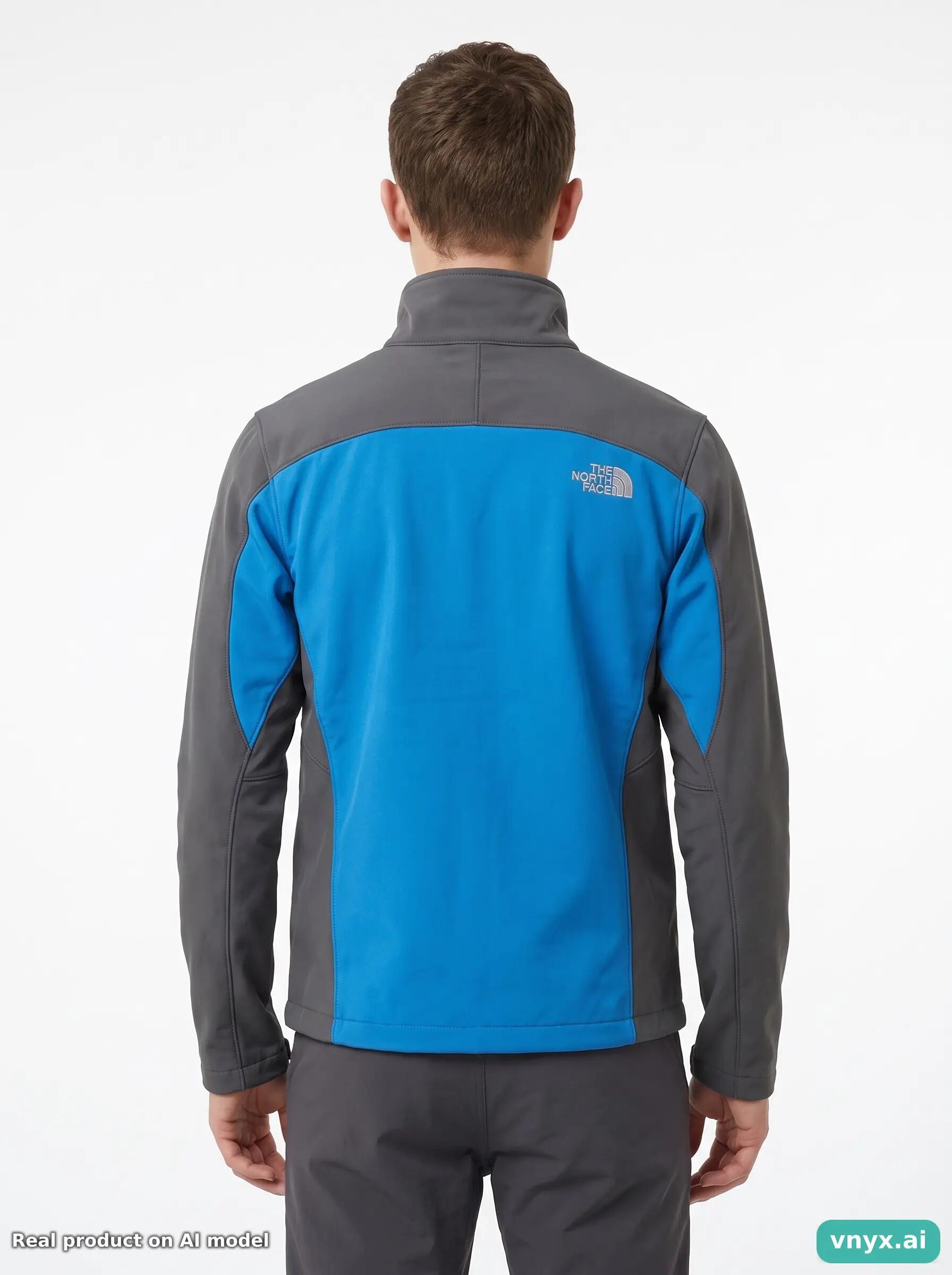 Second Life - Vintage The North Face Blue Outdoor Jacket Men S 2/5