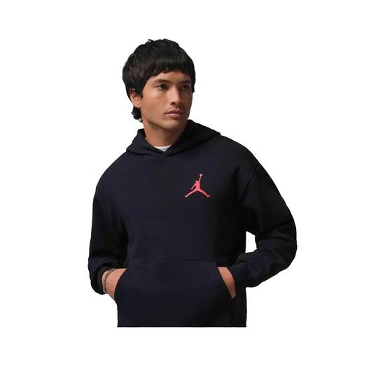 Hoodie Nike jumpman flc po 2 Schwarz/Rot