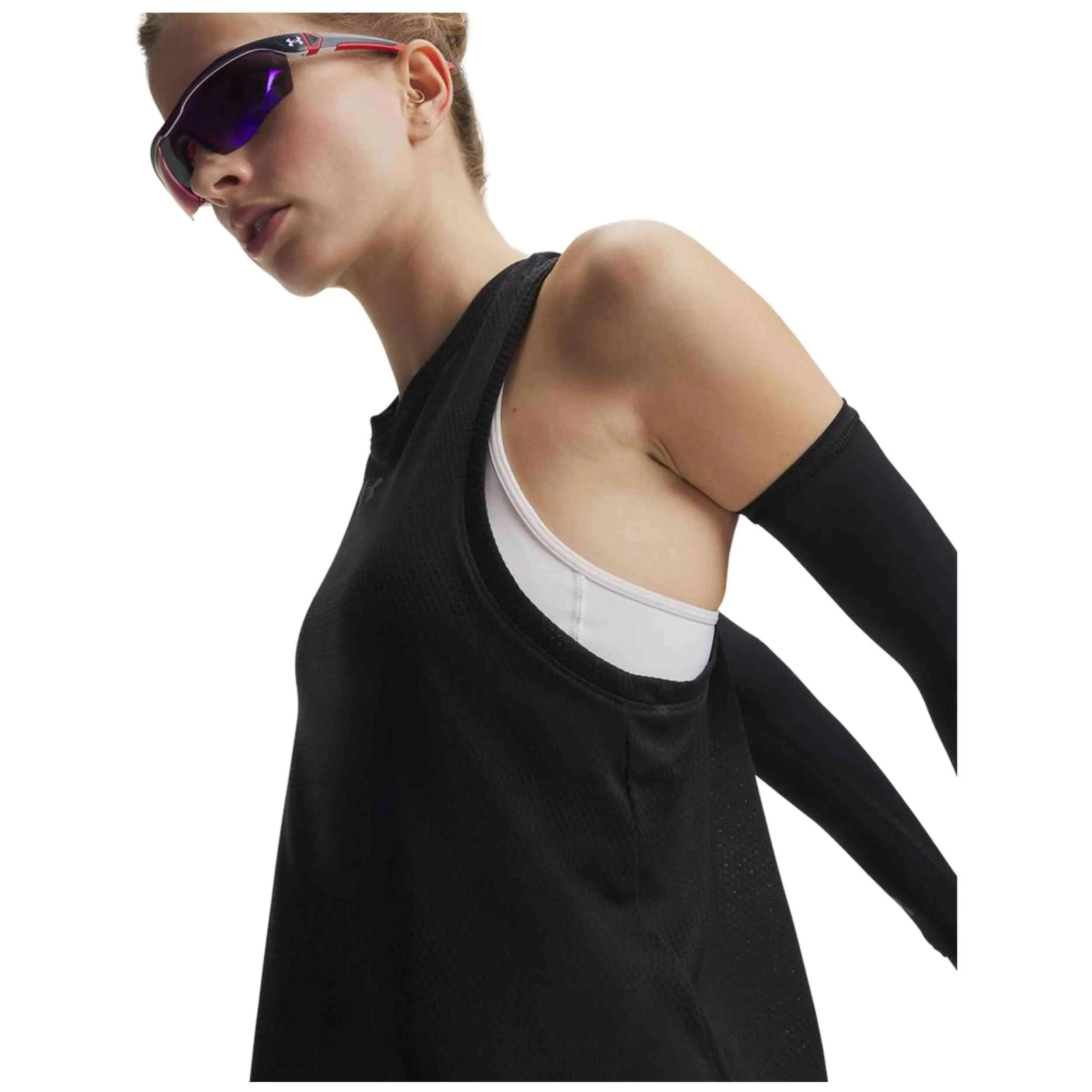 Debardeur Under Armour modèle UA Velociti "Black / Black / Metallic pour femmes 3/3
