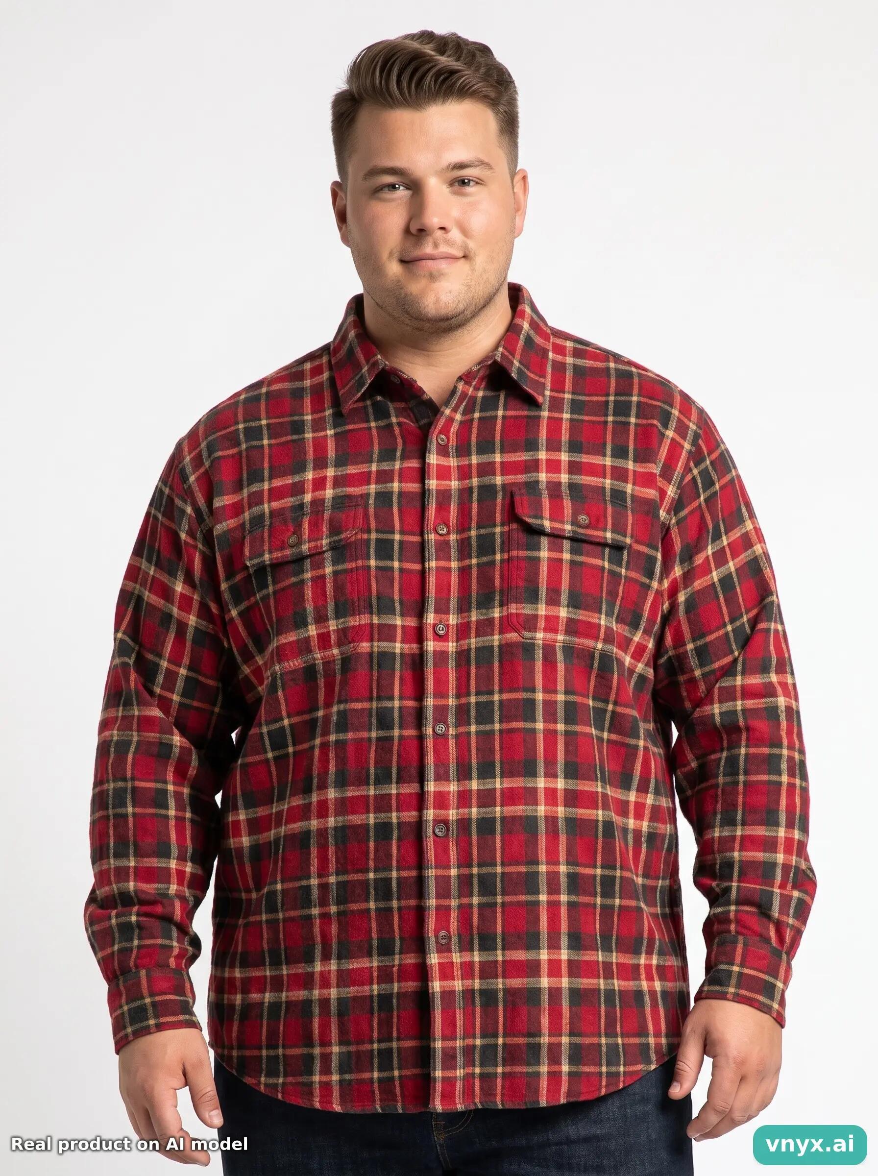 Second Life - Vintage Carhartt Red Casual Shirt Men XXL 5/5