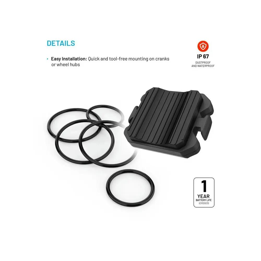 Sensor de cadência e velocidade FIXED Spin Preto 6/10