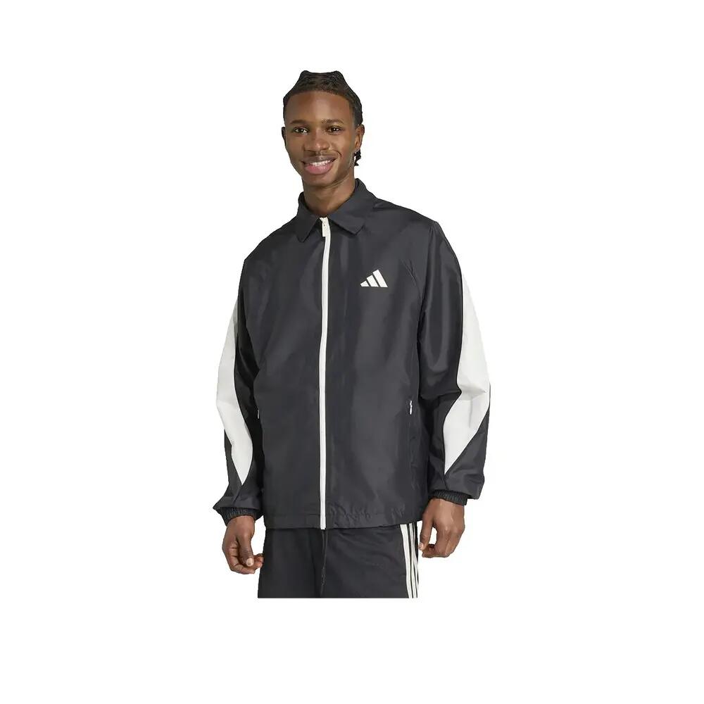 Adidas Stadium Freizeitjacke Herren 100% Recyceltes Polyester Schwarz 1/5