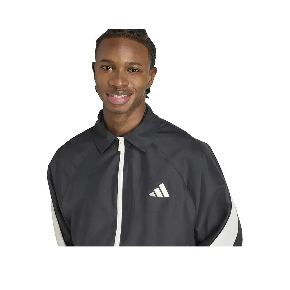 Adidas Stadium Freizeitjacke Herren 100% Recyceltes Polyester Schwarz 4/5