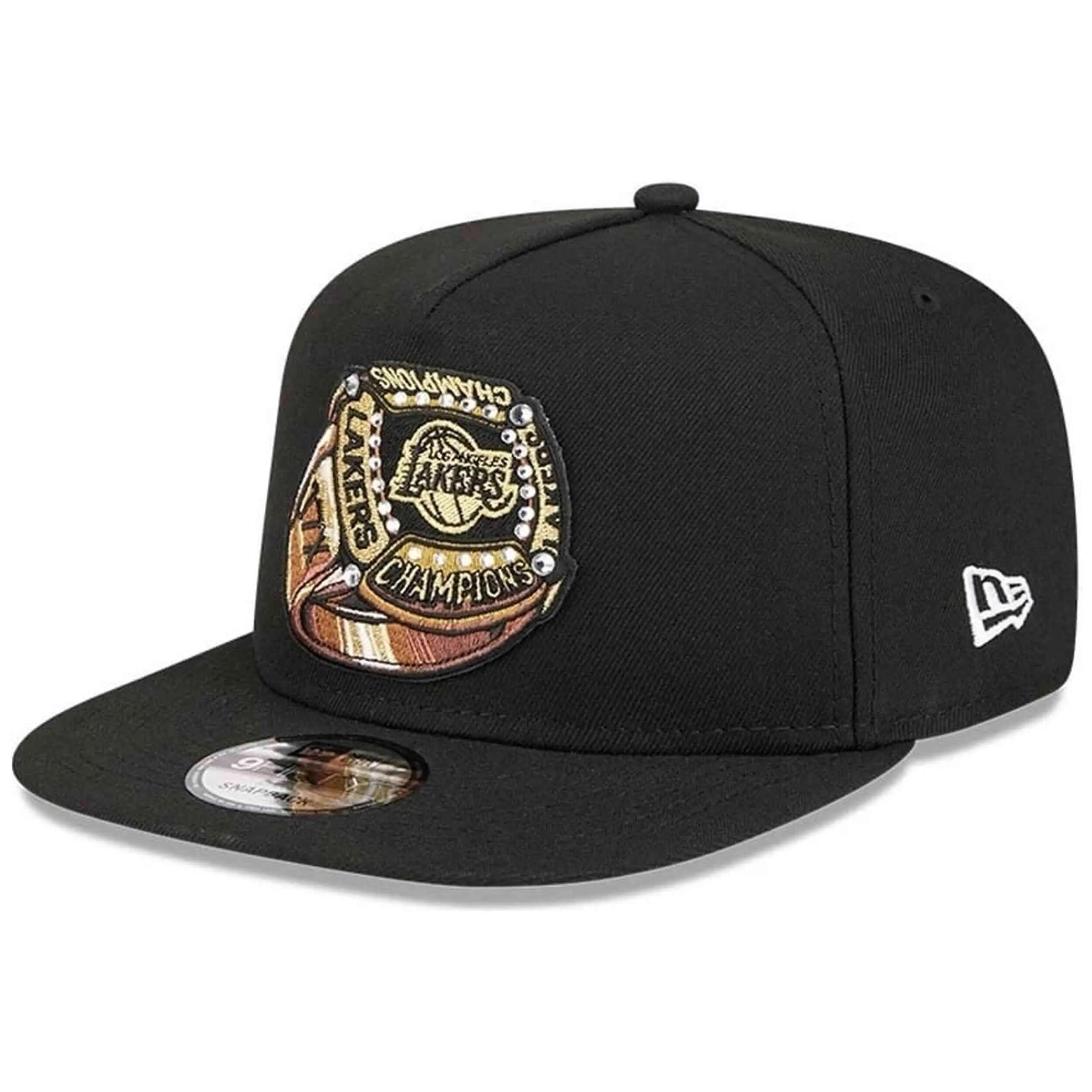 Gorra New Era modelo Los Angeles Lakers NBA Ring 9FIFTY A-Frame para hombre 3/3