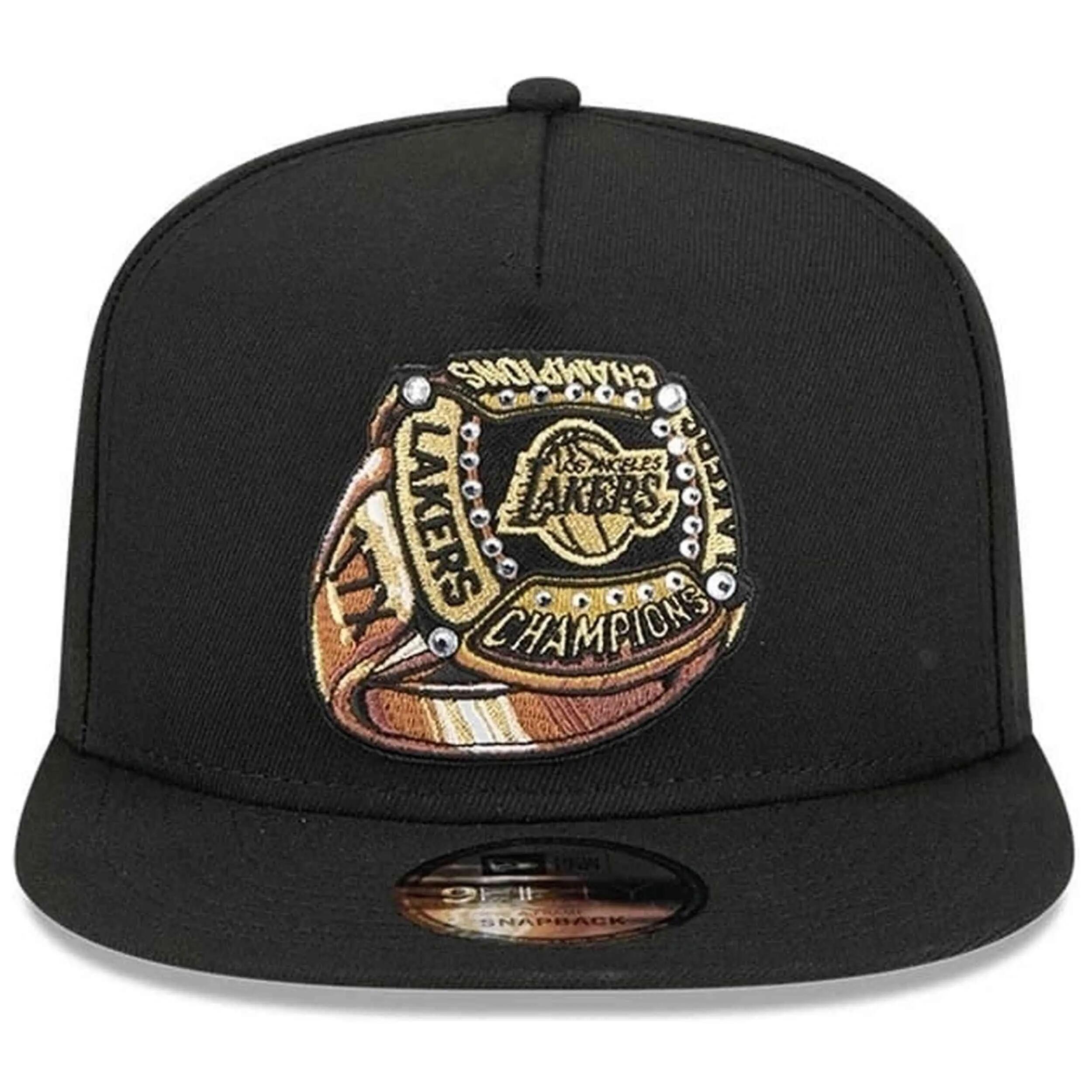 Gorra New Era modelo Los Angeles Lakers NBA Ring 9FIFTY A-Frame para hombre 2/3