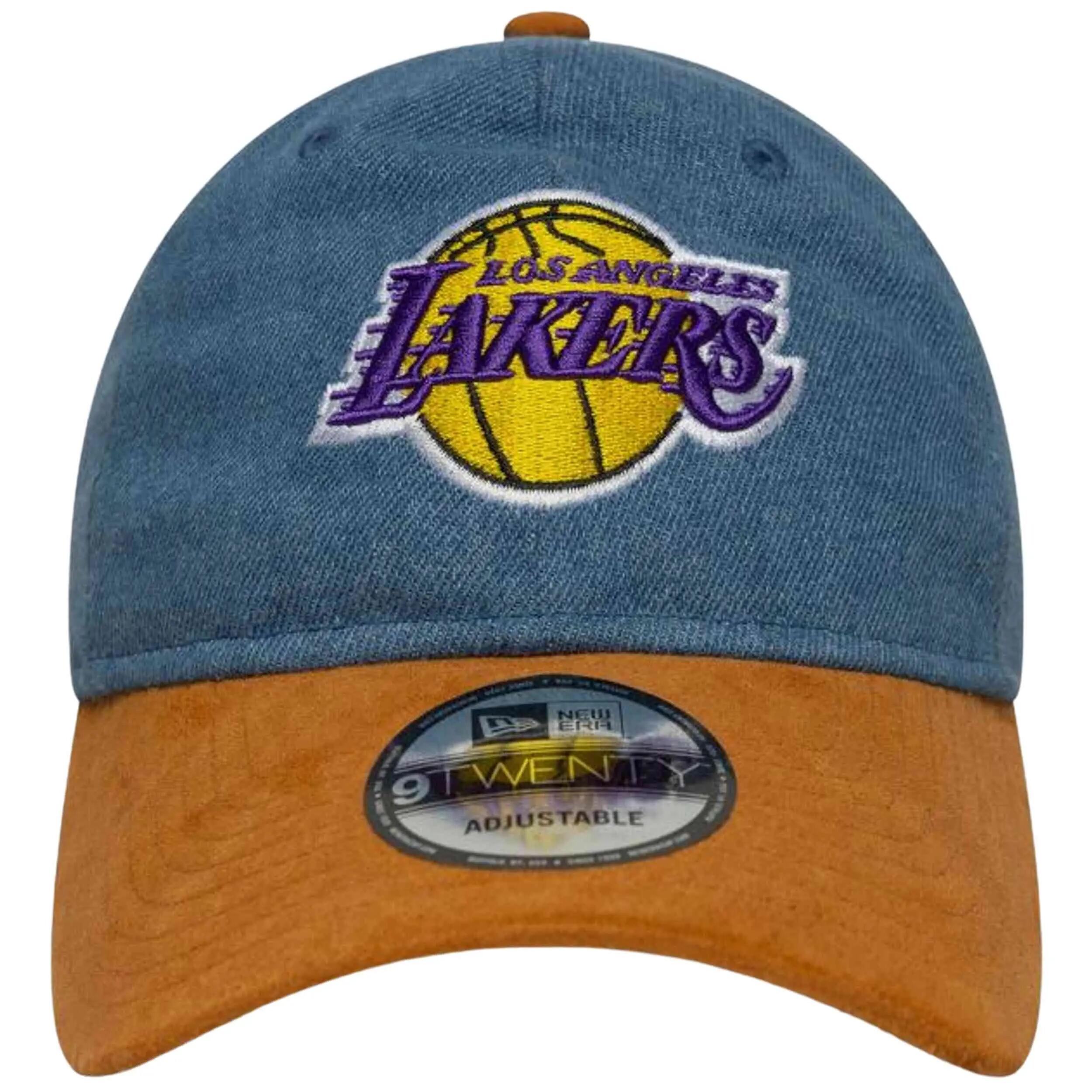 Gorra New Era modelo Los Angeles Lakers NBA Denim Midi 9TWENTY para unisex 3/5