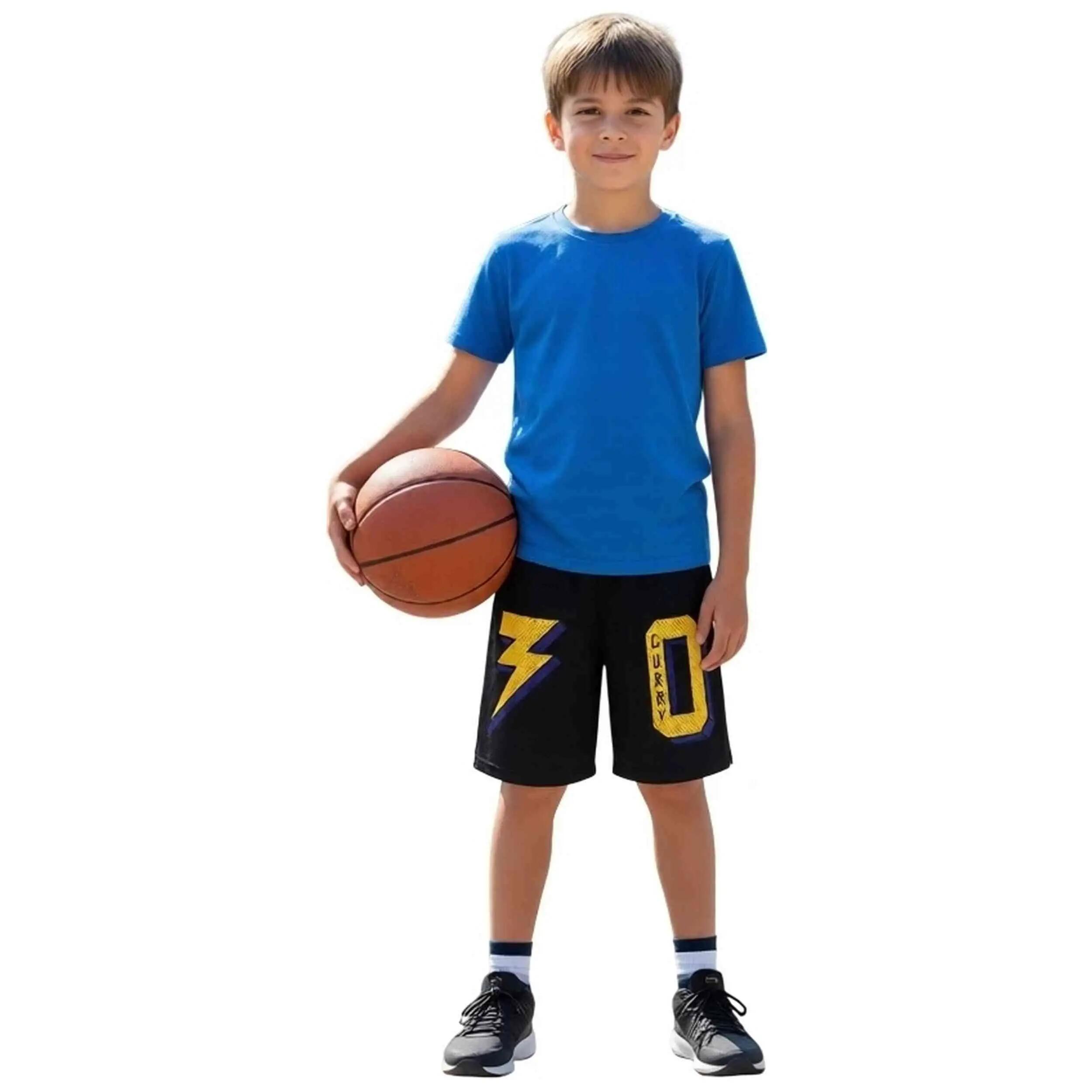 Pantaloncini Under Armour modello Curry Signature per ragazzi 4/4