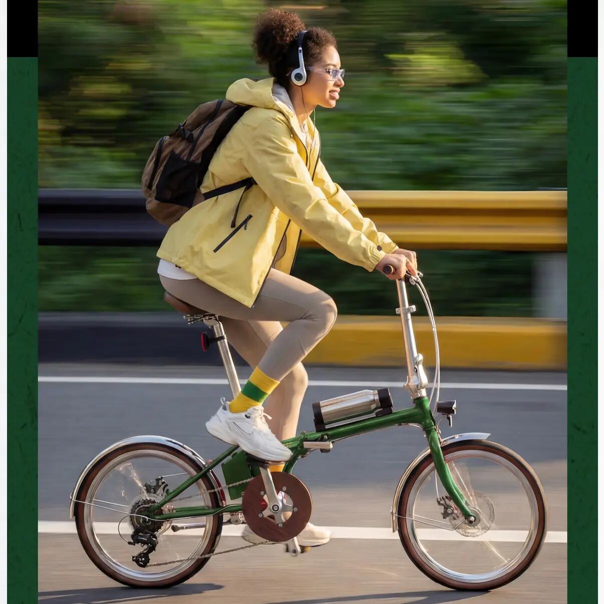 Skladací mestský elektrobicykel ONESPORT OT02 Pro motor 250W batéria 36V 5.2Ah 10/15