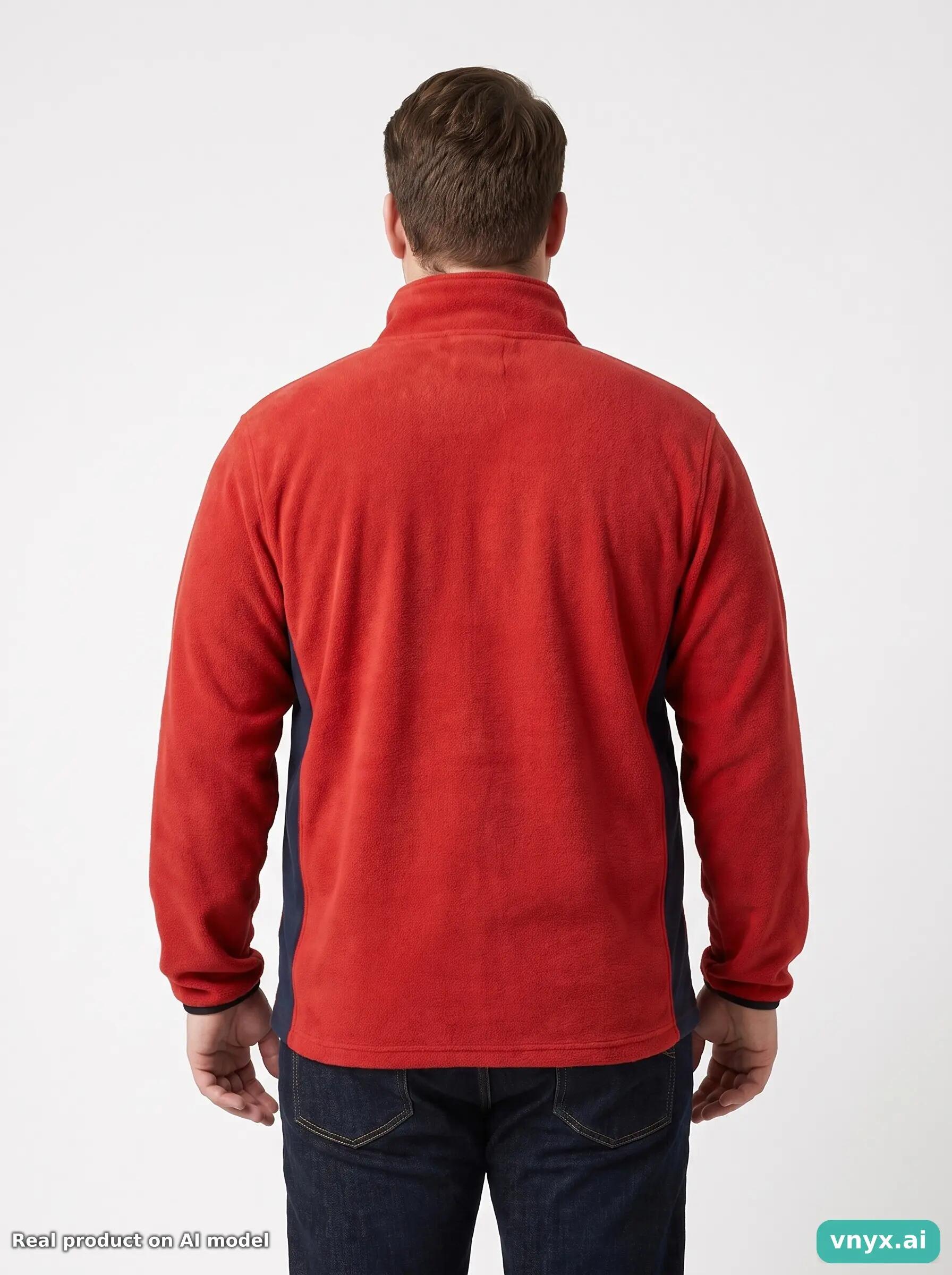 Second Life - Vintage Nike Red Fleece Pullover Men L 4/5