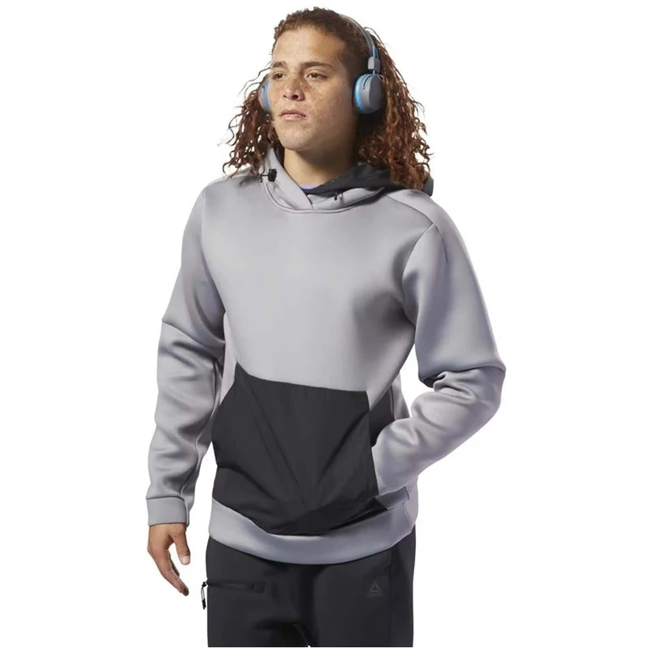 Felpa con cappuccio Reebok modello DP0319 per uomini 3/5