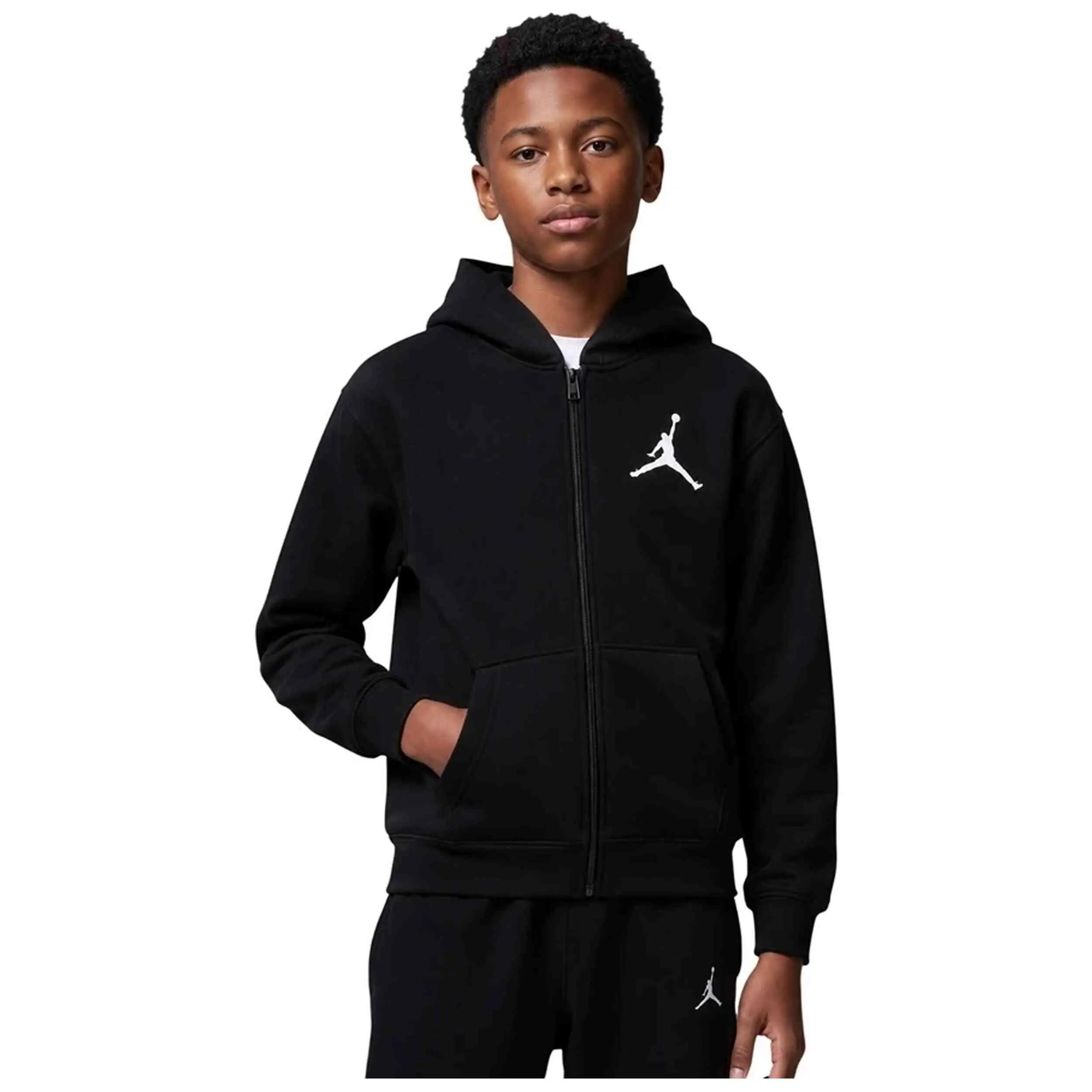 Hoodie Jordan model Jumpman Essential Fleece Full-Zip voor jongens 2/5