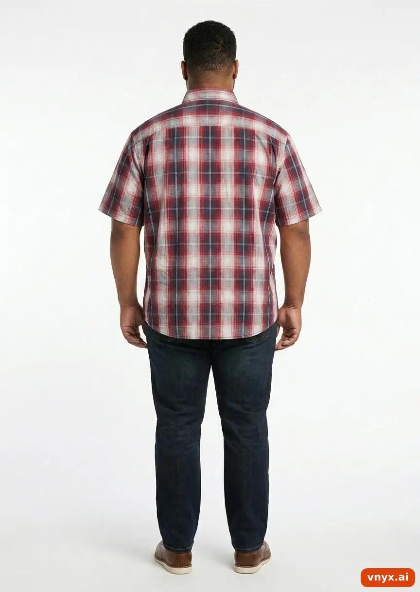 Second Life - Vintage Wrangler Red Casual Shirts Men XL 3/5