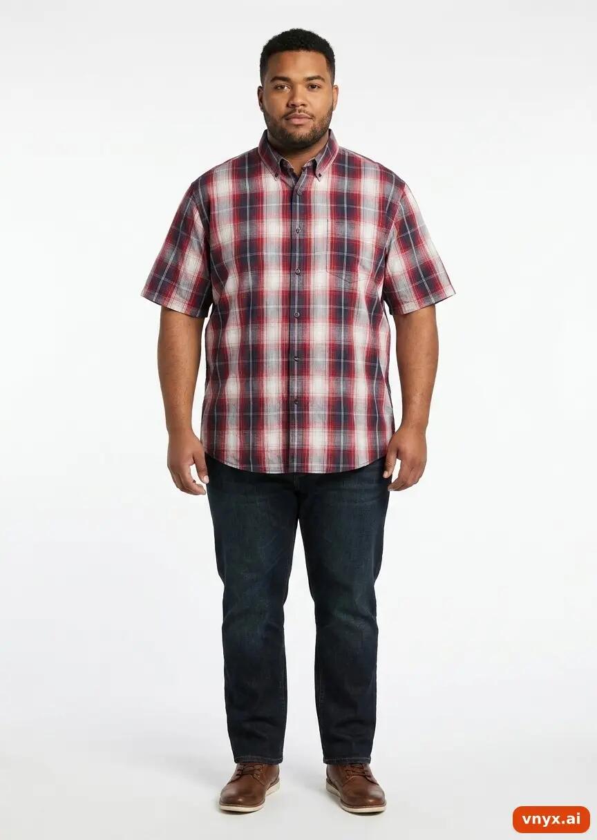 Second Life - Vintage Wrangler Red Casual Shirts Men XL 2/5
