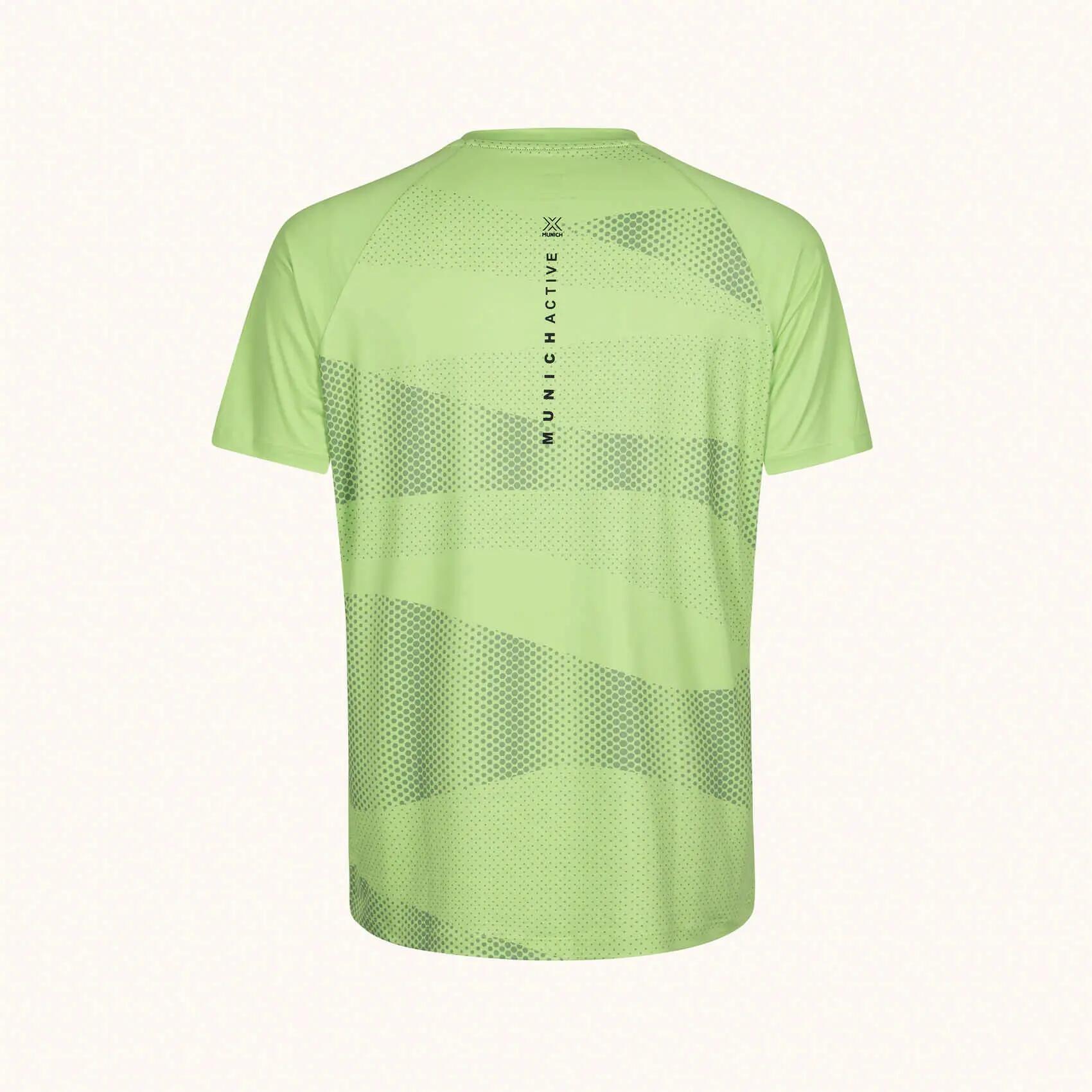 T-shirt Munich modelo Smash "Verde lima" para homem 4/5