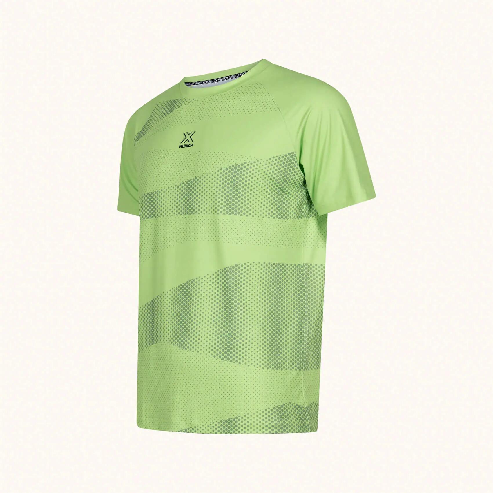 T-shirt Munich modelo Smash "Verde lima" para homem 3/5
