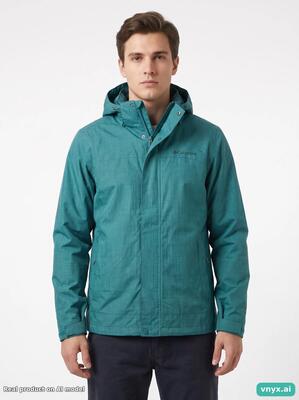 Second life - vintage columbia sportswear teal windbreakers men m