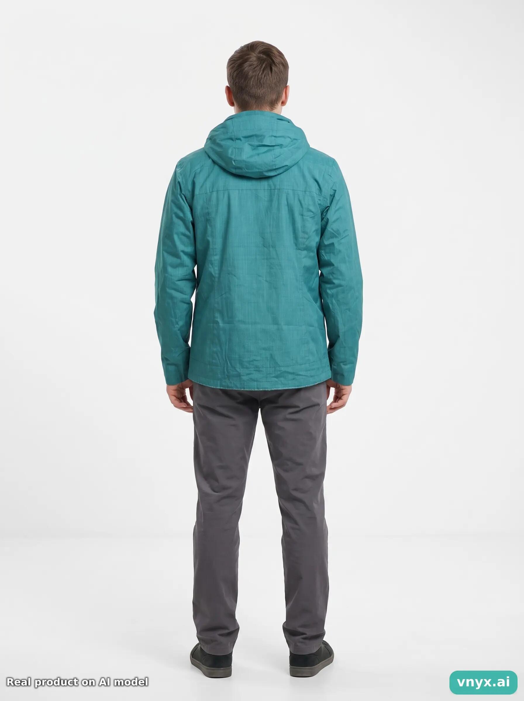 Second Life - Vintage Columbia Sportswear Teal Windbreakers Men M 5/5