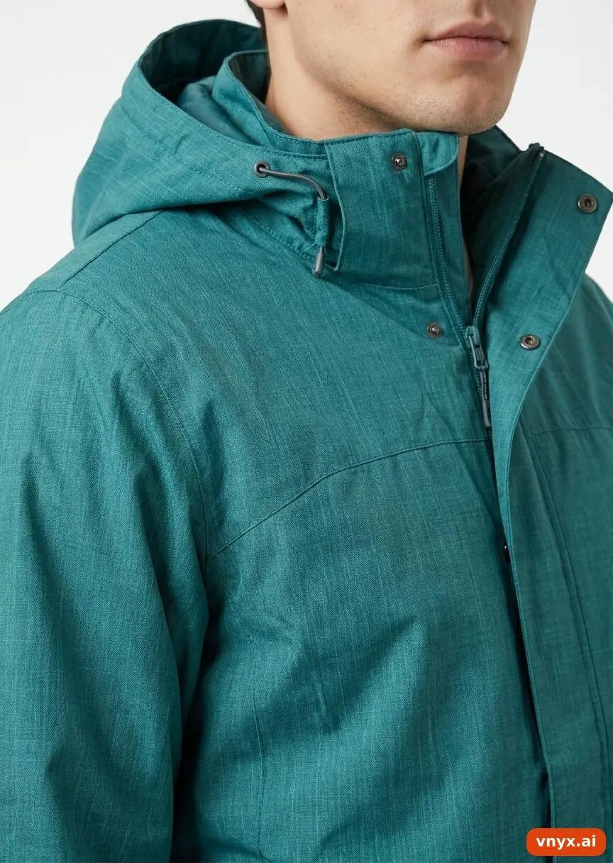 Second Life - Vintage Columbia Sportswear Teal Windbreakers Men M 2/5