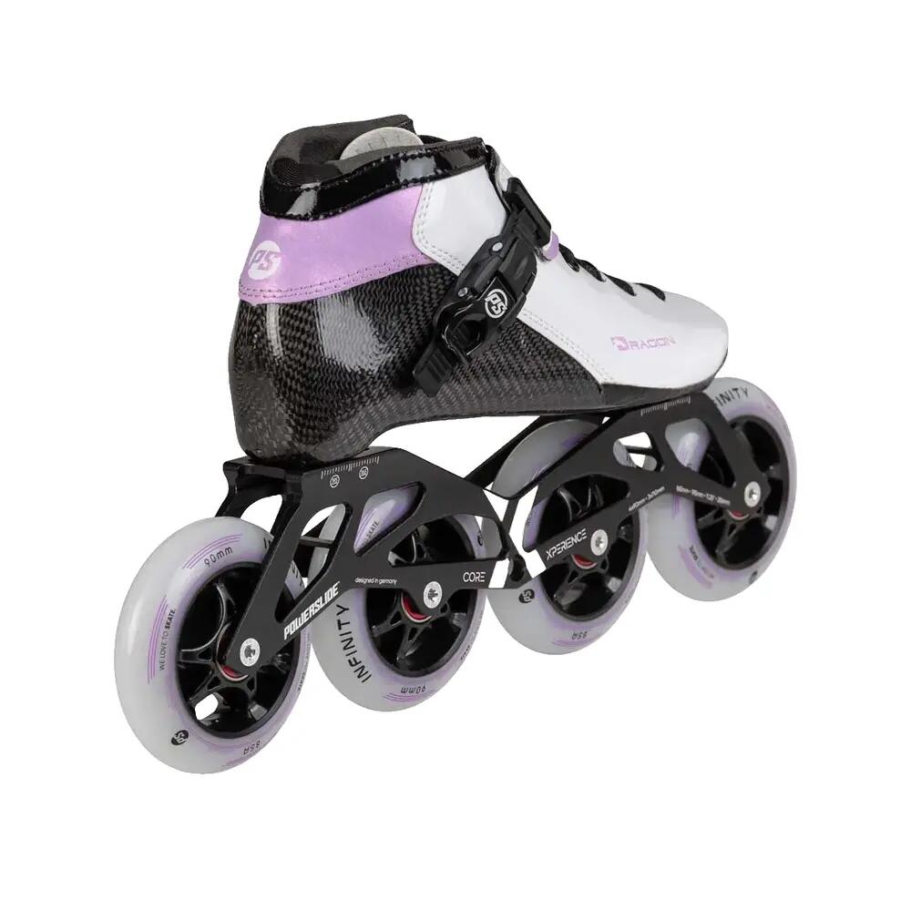 Rolki Powerslide Dragon 90 Białe 2/5