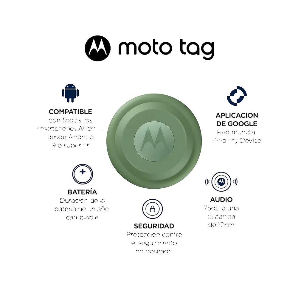 Traceur GPS Motorola Moto Tag 4-pack Blu/Verde 6/6