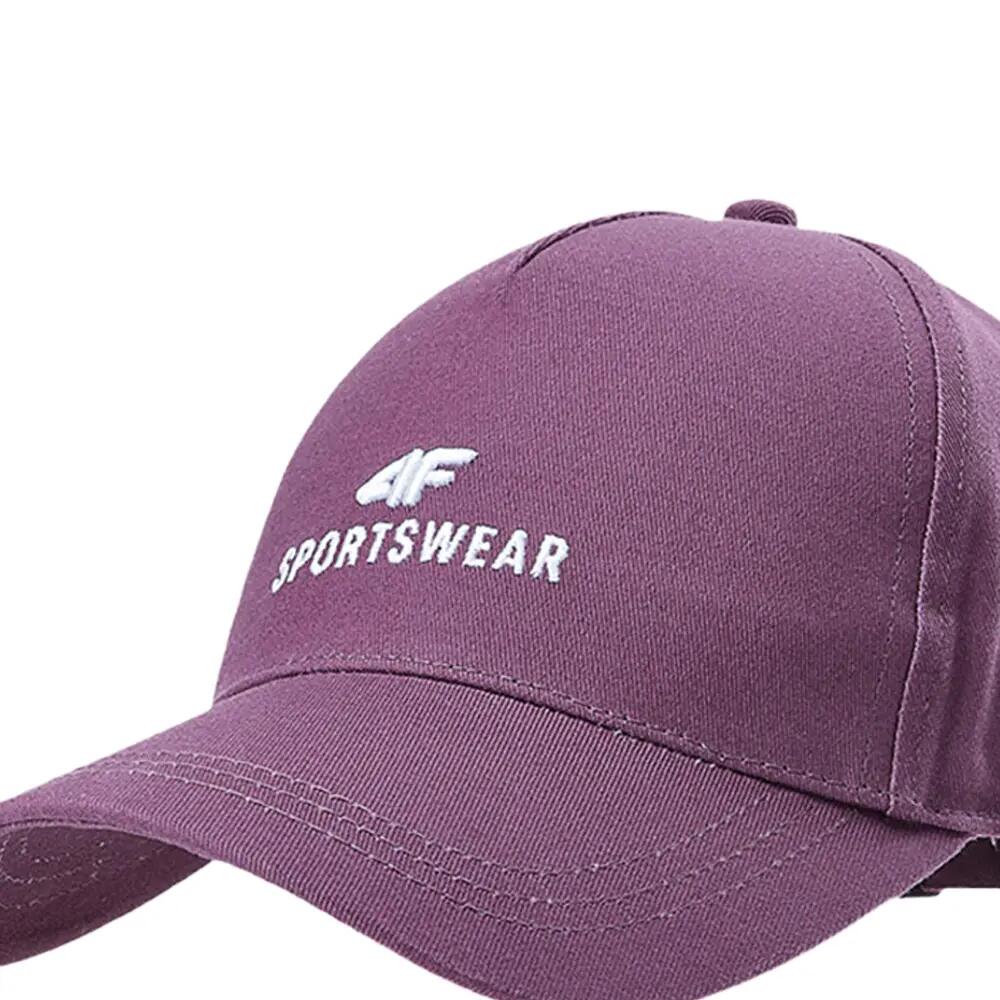 Casquette De Baseball Motif/style Logo Brodé (Violet) 3/3