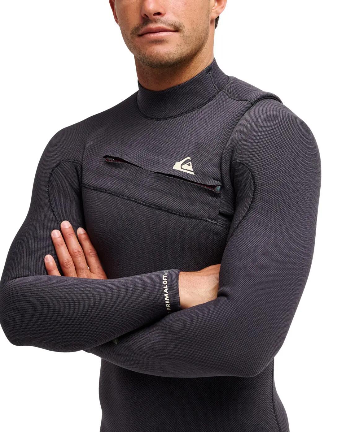 Combinaison de surf zip poitrine HIGHLINE 4/3 Noir Homme 4/4