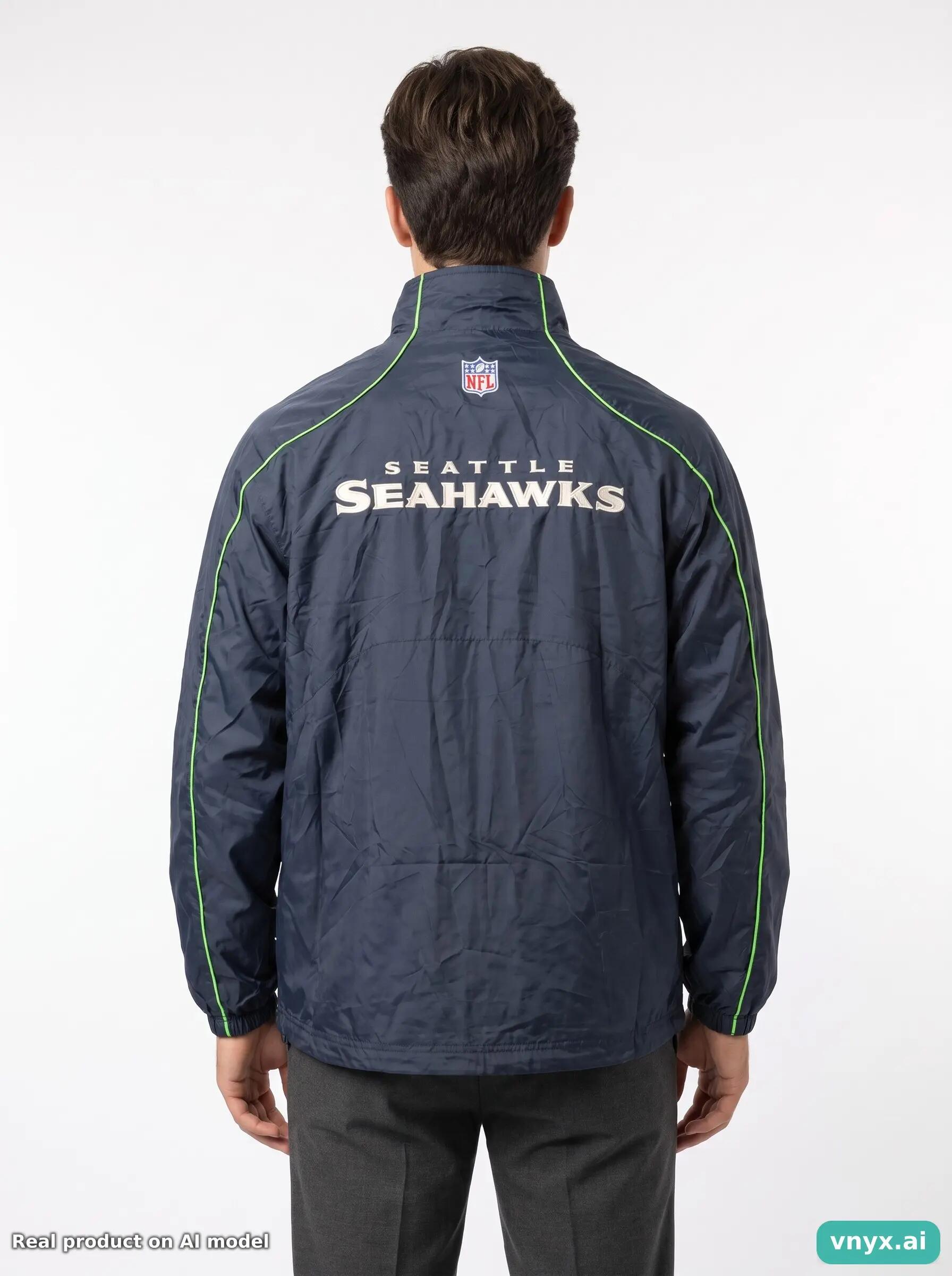 Second Life - Vintage Reebok Navy Sports Jackets Men M 3/5