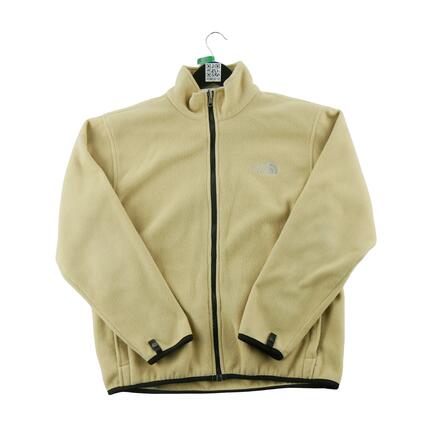 Refurbished - Fleecejacke für Damen in Beige - In sehr gutem Zustand