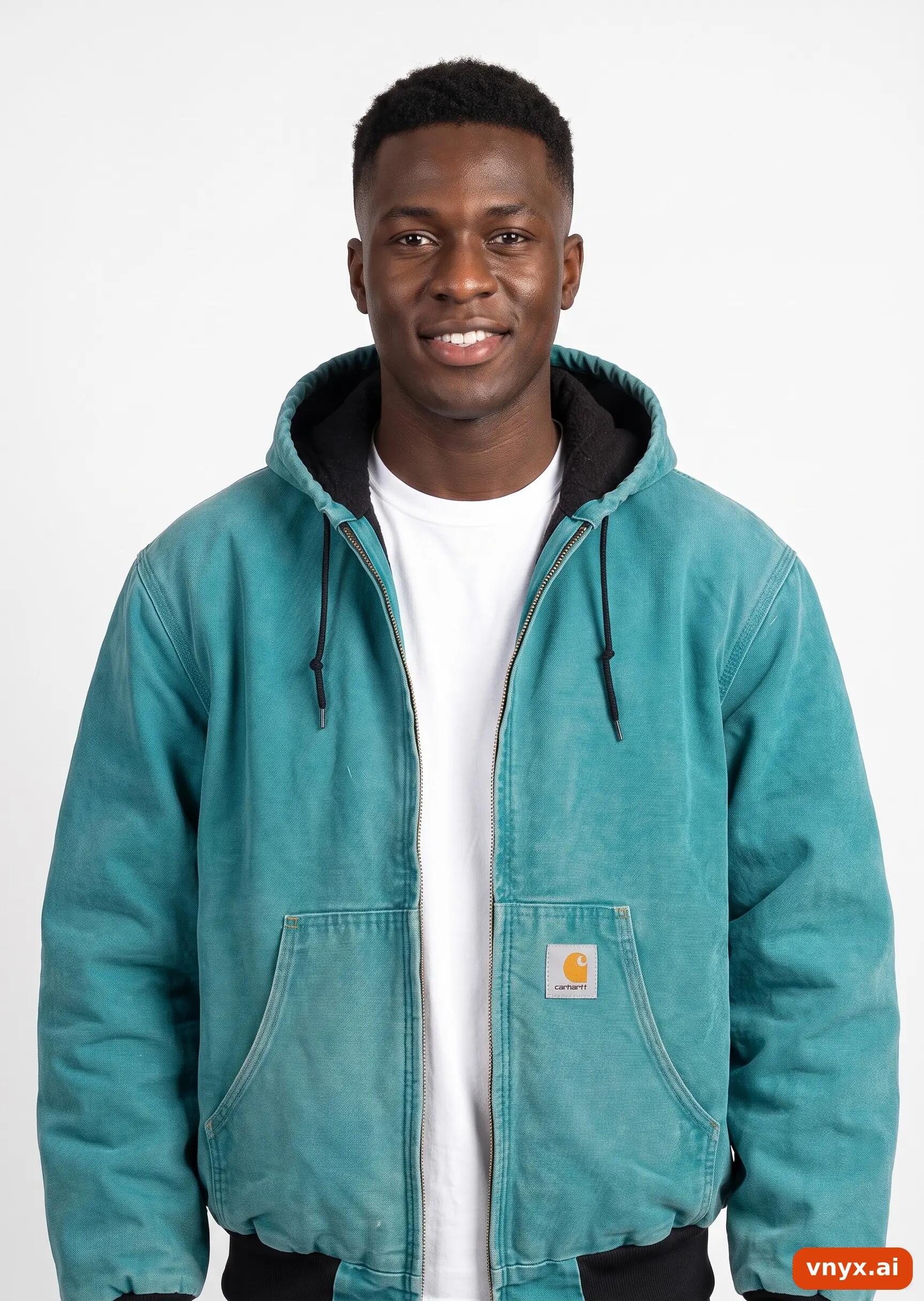 Second Life - Vintage Carhartt Teal Outdoor Jacket Men L 5/5