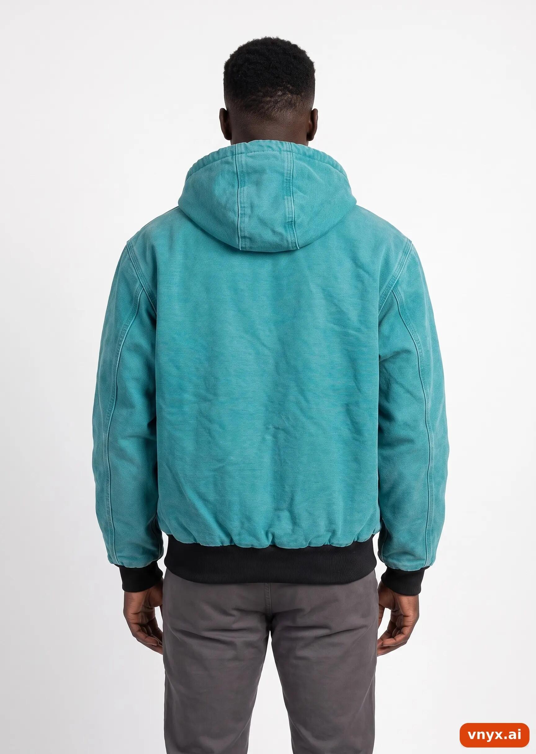 Second Life - Vintage Carhartt Teal Outdoor Jacket Men L 2/5